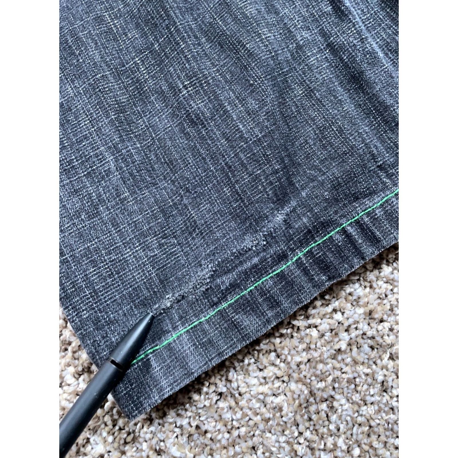 Vintage VINTAGE 5ive Jungle Jeans Baggy Fit 38x33 Black Denim 5-Pocket Men Adults 90s Hip Hop Retro Green Stitching 40 Tag Jeans Men's Size US 38 / EU 54 - 4 Thumbnail
