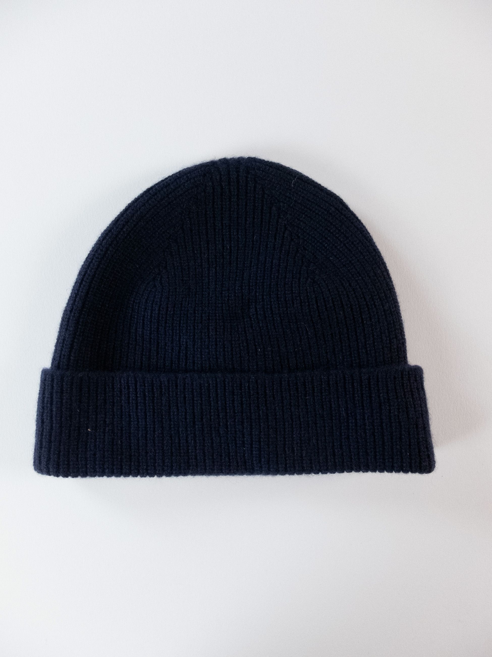 Ermenegildo Zegna ZEGNA navy blue Oasi cashmere beanie hat One Size Size ONE SIZE - 7 Thumbnail
