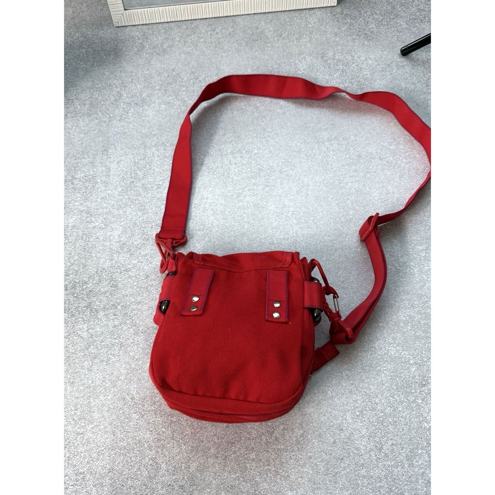 Diesel VINTAGE Diesel Red Messenger Bag Y2K Men’s Shoulders Bag Unisex Size ONE SIZE - 5 Thumbnail