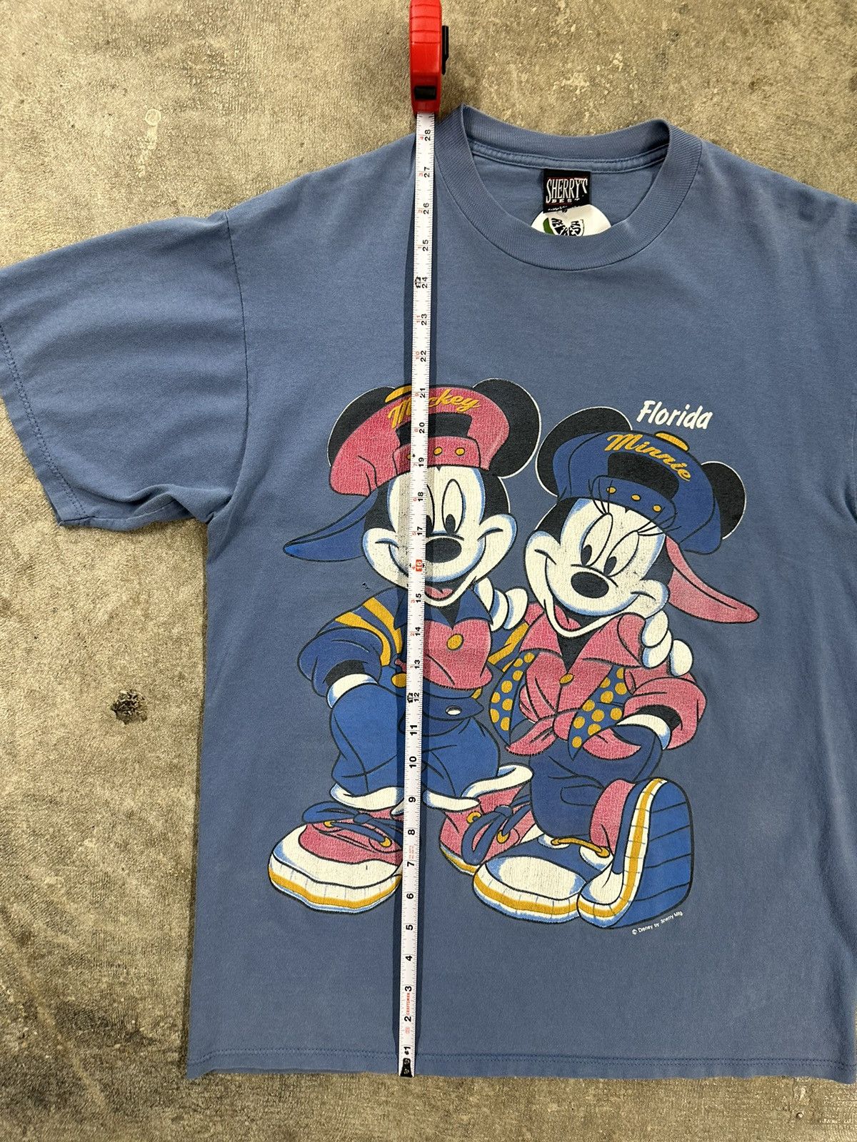 Disney Vintage 90s Disney Mickey Minnie Double Sided Florida Shirt Size US M / EU 48-50 / 2 - 13 Thumbnail