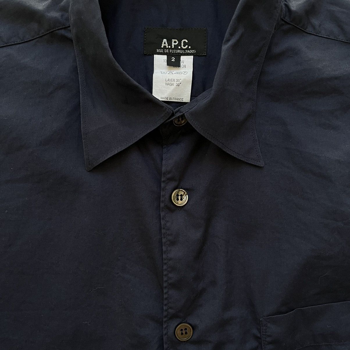 A.P.C. A.P.C. Button Up Shirt Size US L / EU 52-54 / 3 - 2 Thumbnail