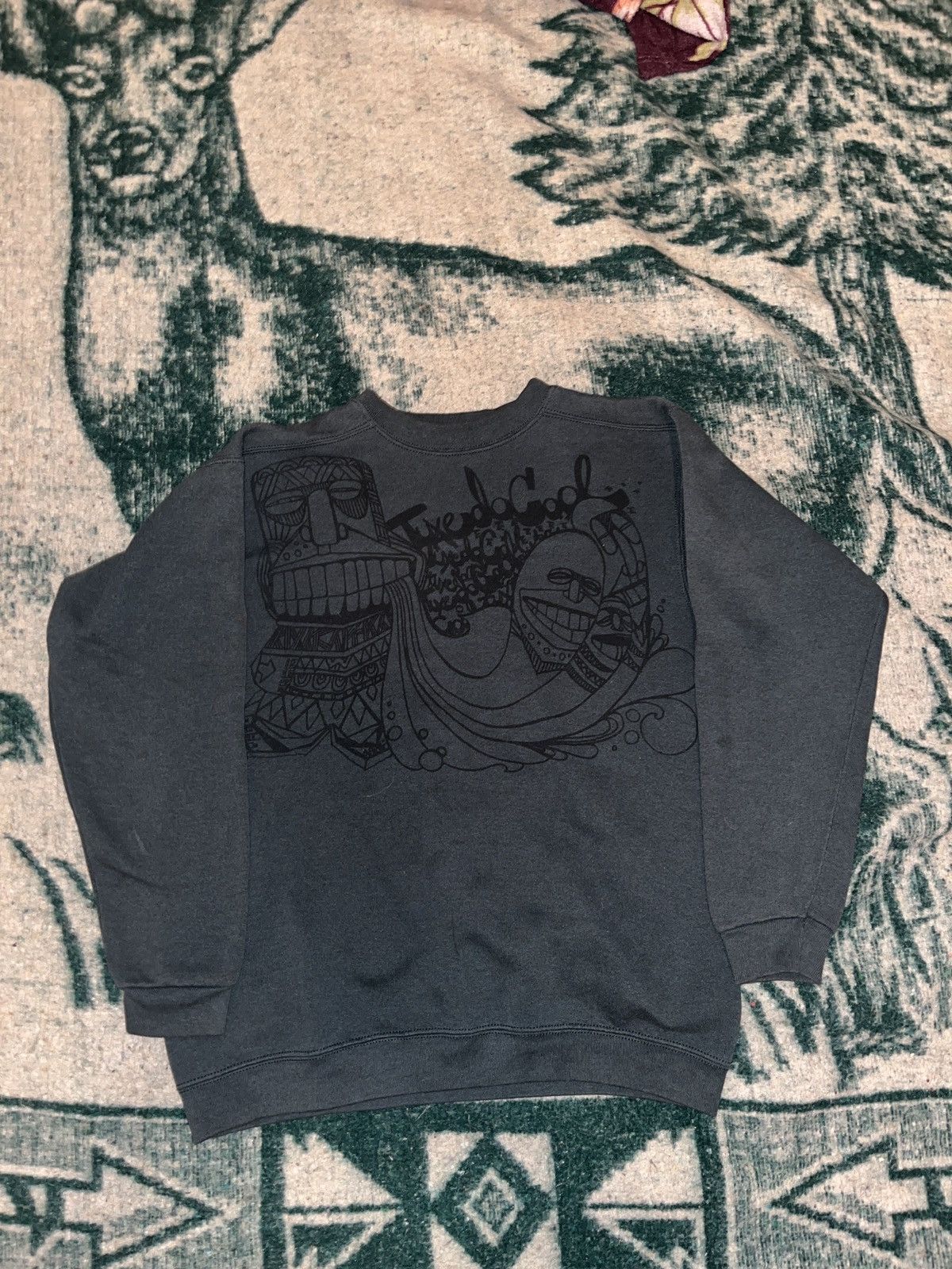 Vintage tuxedo co green crewneck Size US S / EU 44-46 / 1 - 2 Thumbnail