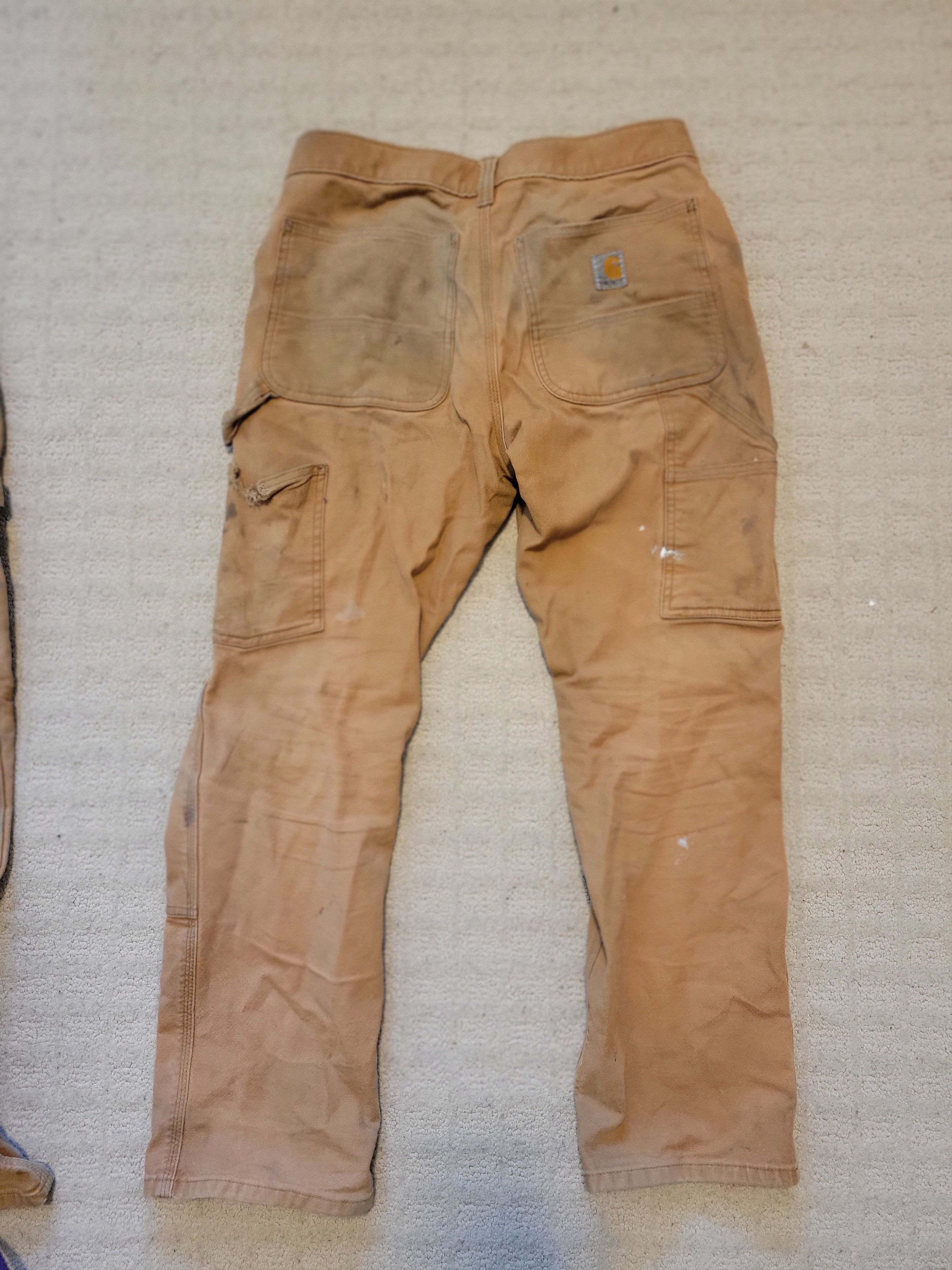 Carhartt Rugged Flex Relaxed Fit Duck Double-Front Utility Work Pant Size US 30 / EU 46 - 2 Thumbnail