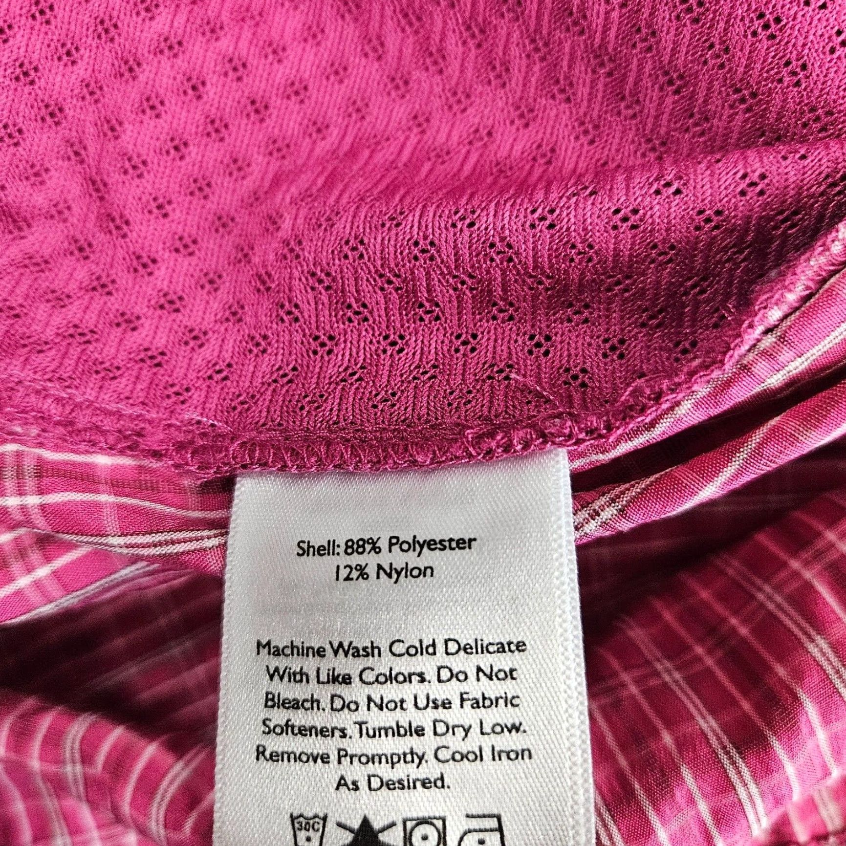 Eddie Bauer VINTAGE Eddie Bauer Travex Womens Button Front Top Sz Medium Pink Pockets Vented Size M / US 6-8 / IT 42-44 - 6 Thumbnail