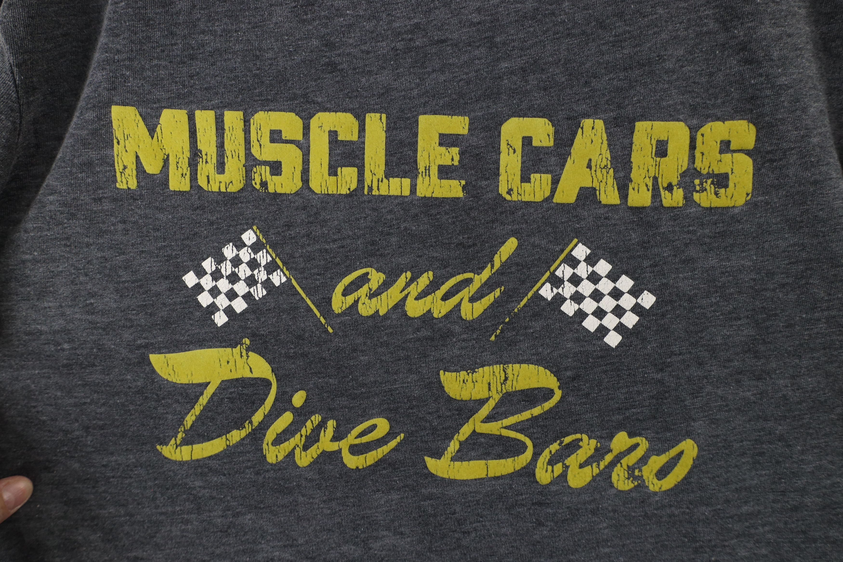 Lucky Brand × Vintage Venice Burnout x Lucky Brand Cars Dive Bars T-Shirt Gray Size US L / EU 52-54 / 3 - 4 Thumbnail