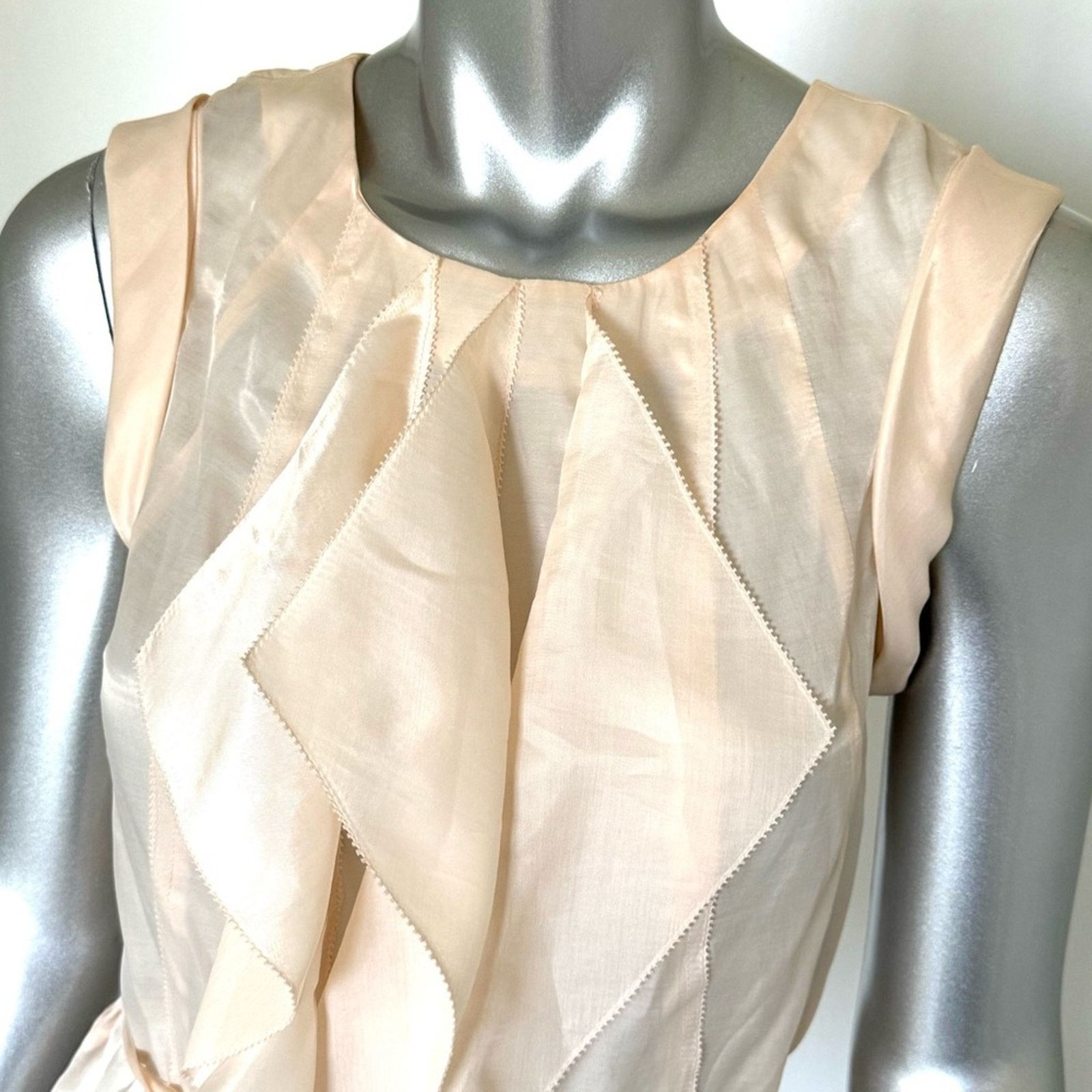 Armani Exchange ARMANI EXCHANGE Light Pink Blouse, Size S Size S / US 4 / IT 40 - 2 Thumbnail