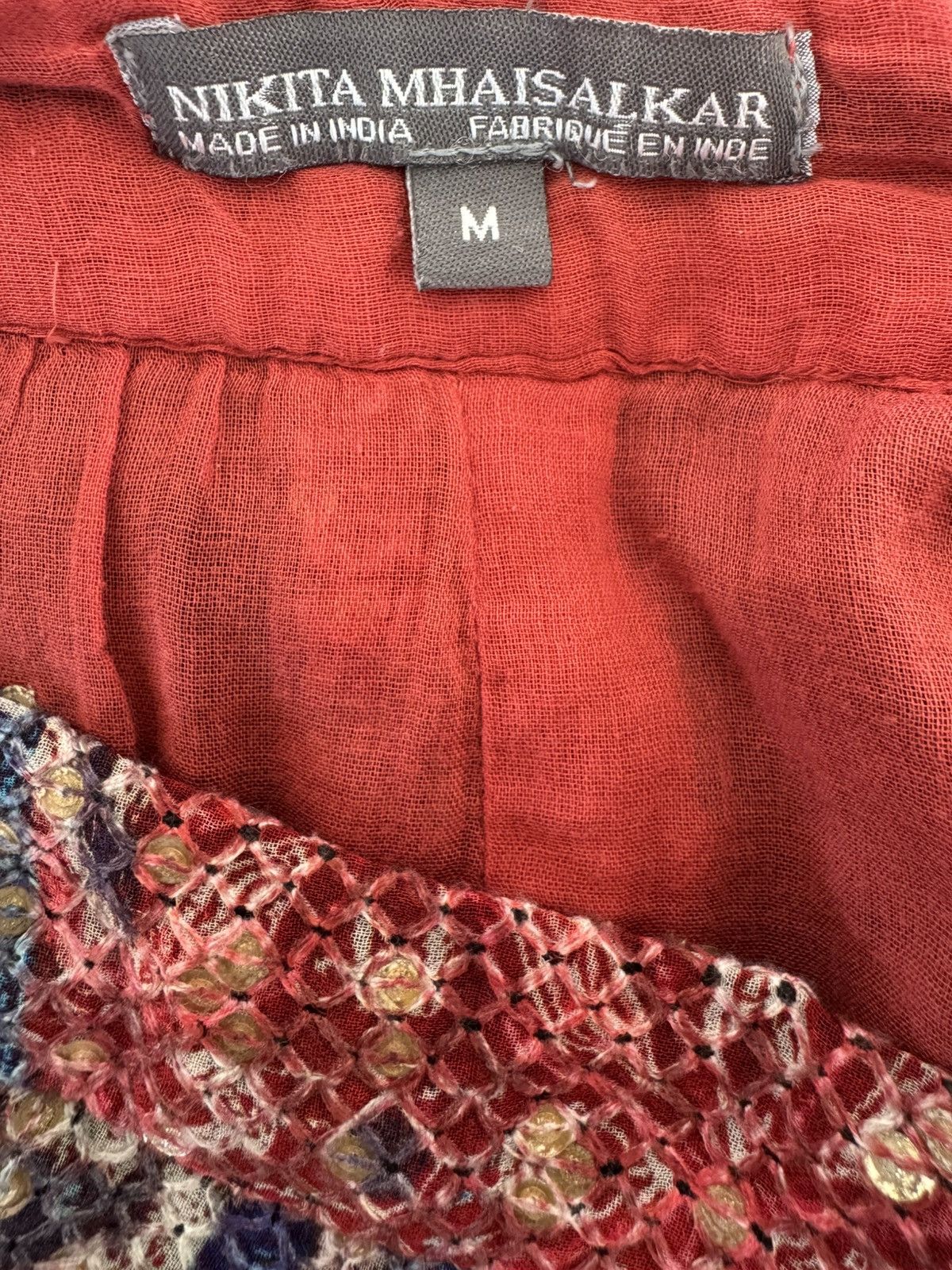 Anthropologie Nikita Mhaisalkar Anthropologie women’s cotton abstract Size 30" / US 8 / IT 44 - 9 Thumbnail