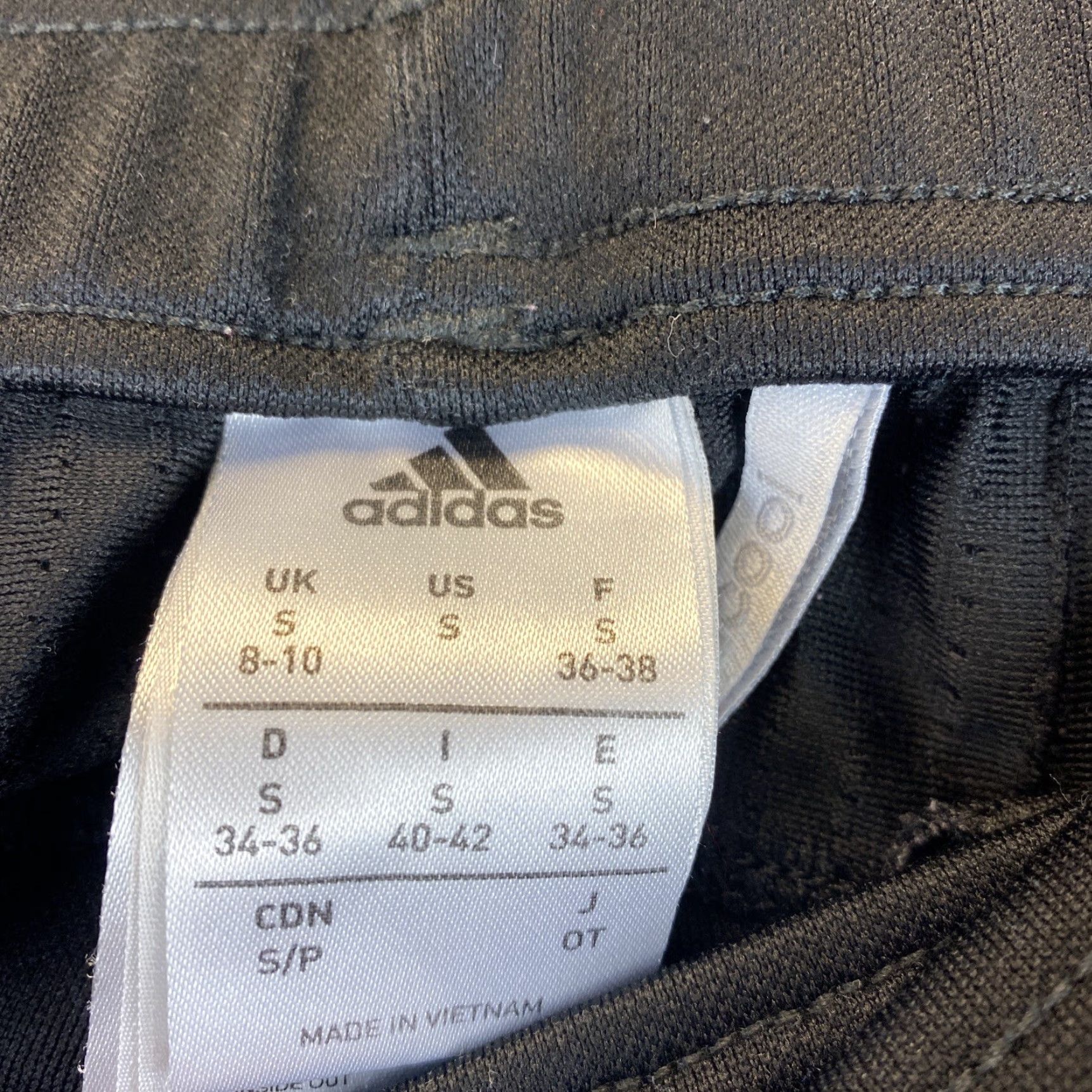 Adidas adidas Sweatpants Pants S Men's Black Regular 70-34 Black Solid Pockets Drawstring Sports Classic 70-34 Mens Size US 29 - 5 Thumbnail