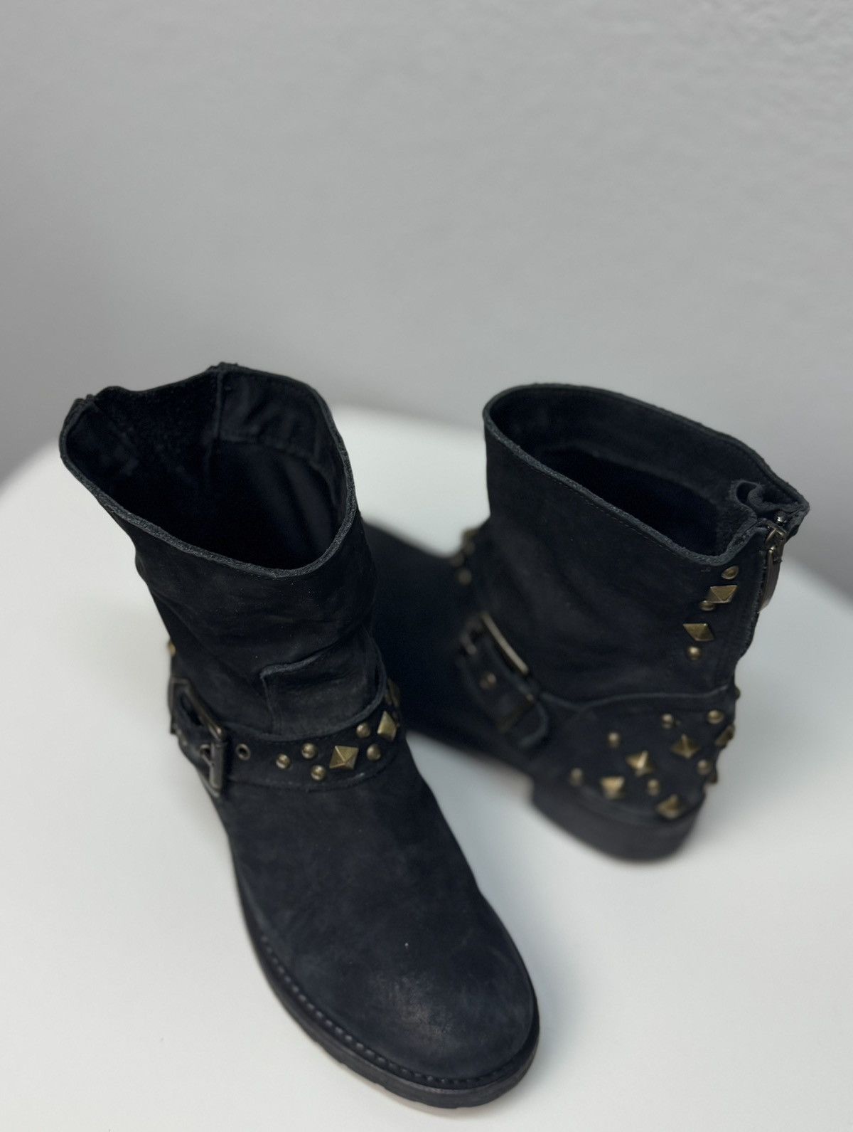 A.S.98 Vintage A.S. 98 leather Western boots ankle Margiela Prada Size US 8 / IT 38 - 12 Thumbnail