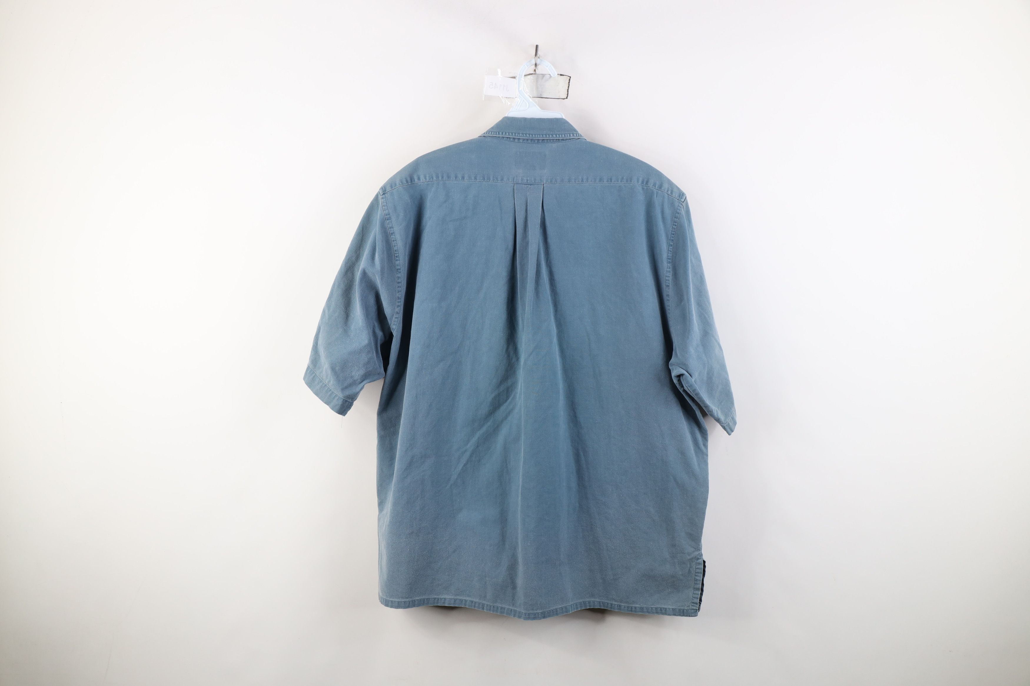 Banana Republic Vintage 80s Banana Republic Stonewash Safari Button Shirt Size US XL / EU 56 / 4 - 14 Thumbnail