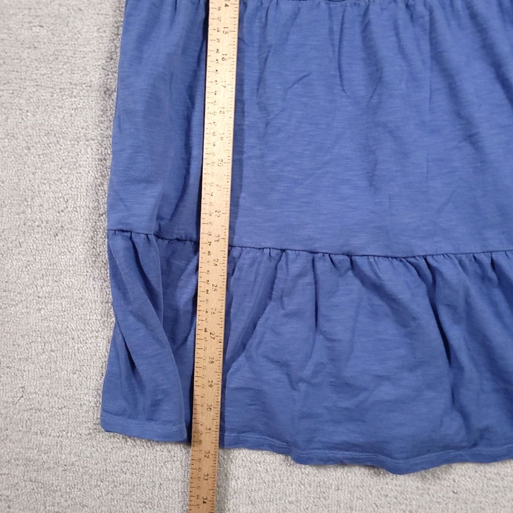 Gap Gap Dress Women's Large Blue Sleeveless Short Pull Over Summer Beach Pockets Shirt Dress Mini Casual Size 36" / US 14 / IT 50 - 7 Thumbnail