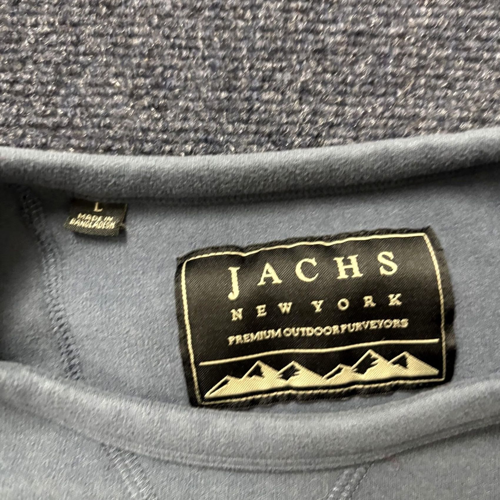 Vintage JACHS New York Sweatshirt Mens L Blue Fleece Crewneck Pullover Casual Size US L / EU 52-54 / 3 - 2 Thumbnail