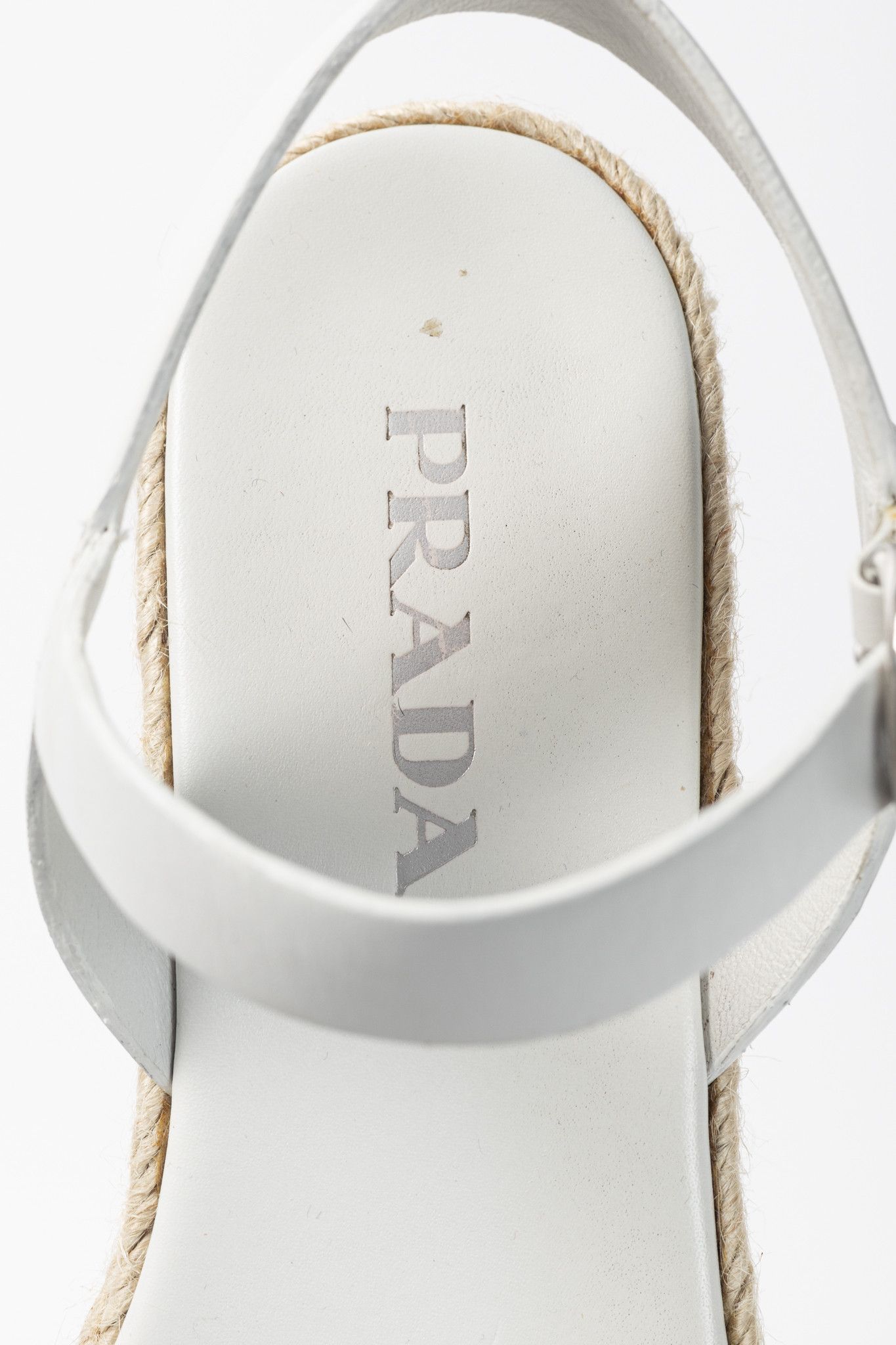 Prada Prada Vitello Montana Leather Espadrille Wedge Sandals Size US 9 / IT 39 - 9 Thumbnail