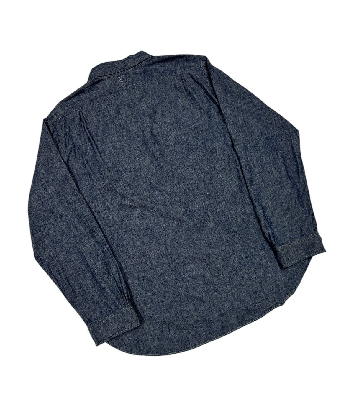 Post Overalls 2016 Post Overall V-patch Pocket Open Collar Indigo Chambray Size US L / EU 52-54 / 3 - 15 Thumbnail
