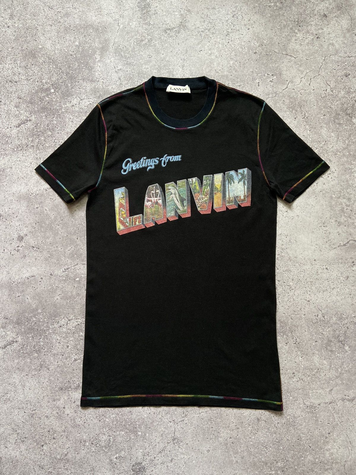 Lanvin Greetings from Lanvin Tee Size US S / EU 44-46 / 1 - 1 Thumbnail