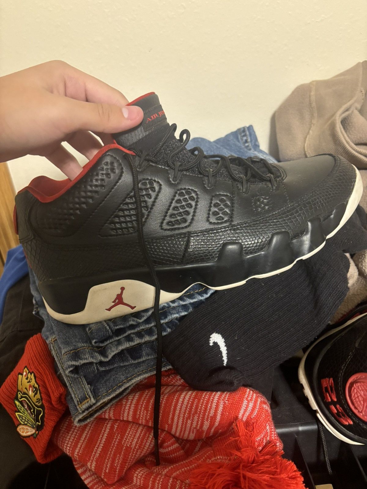 Nike Jordan 9 SnakeSkin Size US 10 / EU 43 - 6 Thumbnail