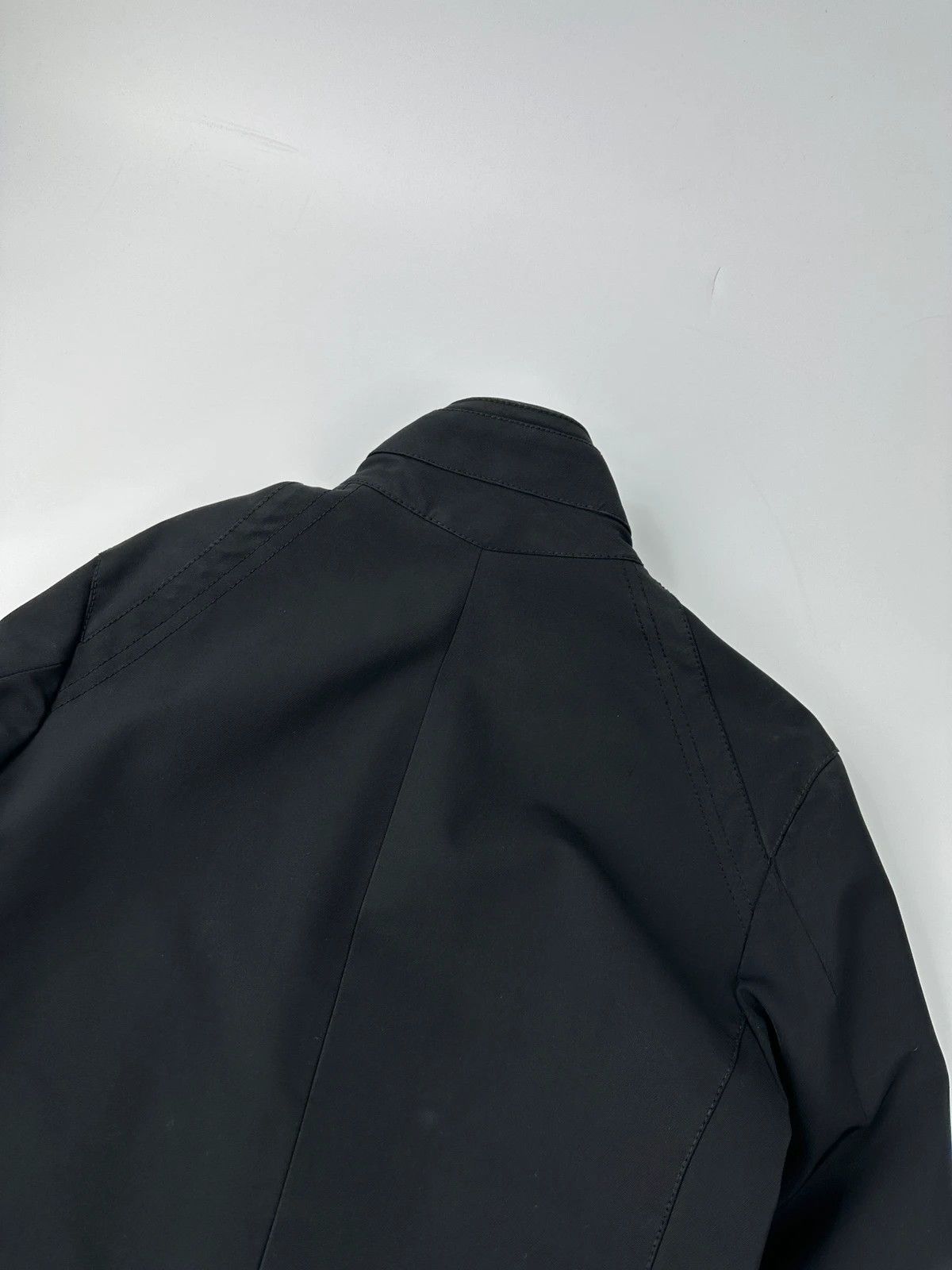 Versace Versace Early 00’s Black 4 Pockets High Collar Bomber Jacket Size US M / EU 48-50 / 2 - 9 Thumbnail