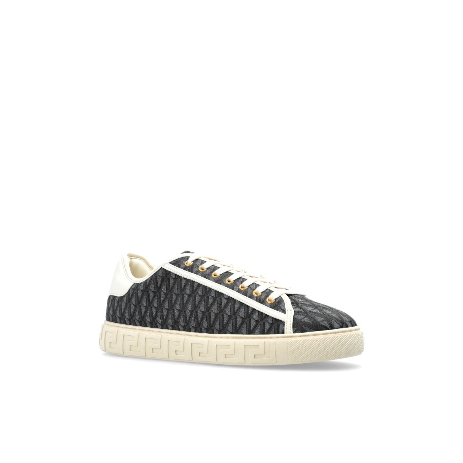 Versace VERSACE Greca Gray Sneakers New And Authentic (Men's size:US Size US 6 / EU 39 - 2 Thumbnail