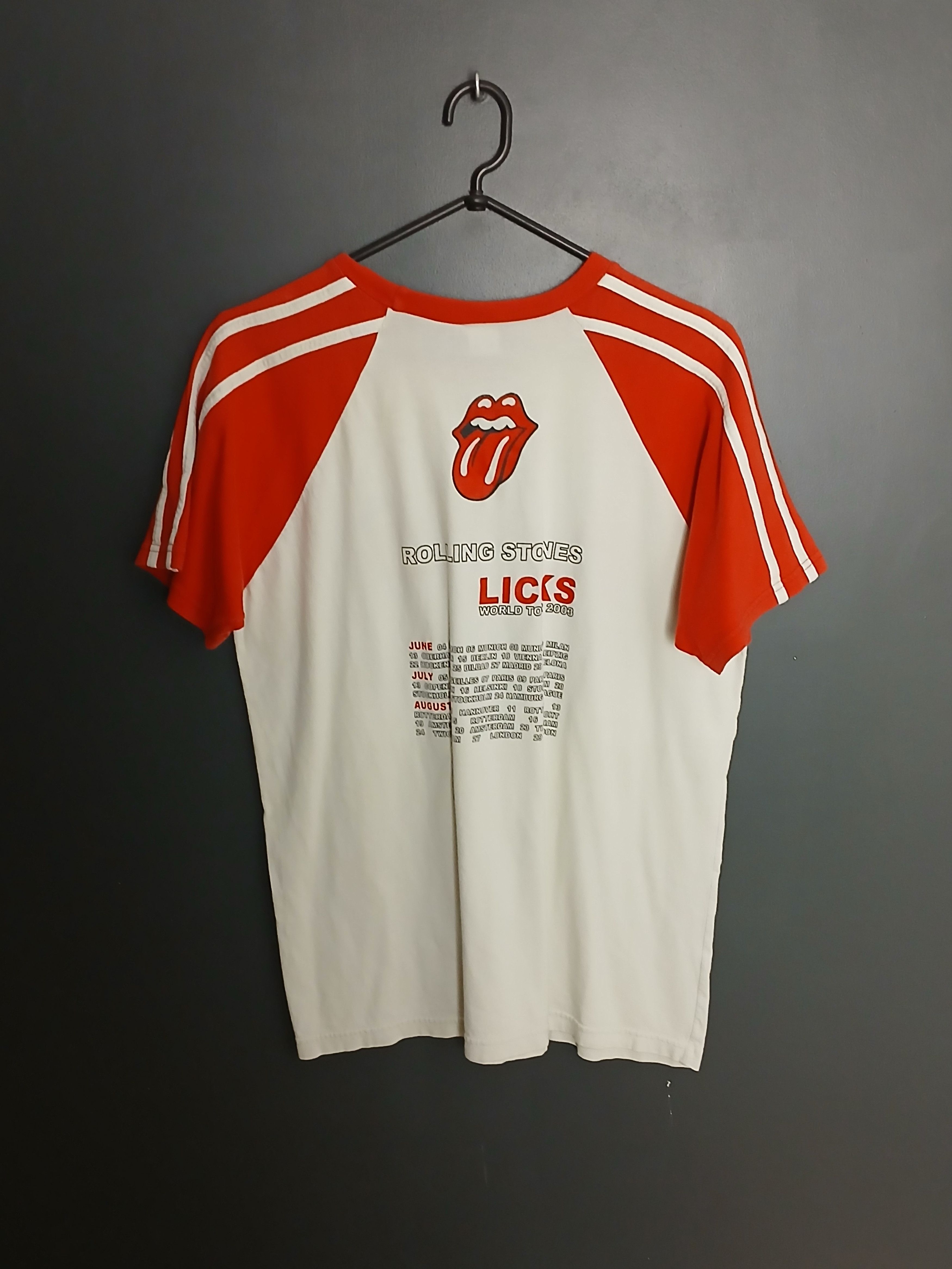 The Rolling Stones Vintage 2003 The Rolling Stones Licks World Tour T-Shirt Size US M / EU 48-50 / 2 - 2 Thumbnail