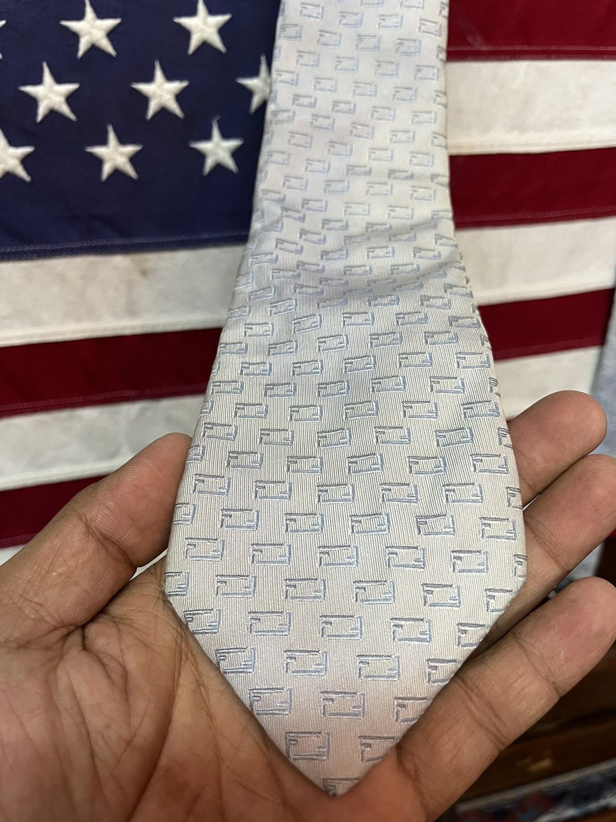 Fendi FENDI FF Logo TIE Size ONE SIZE - 2 Thumbnail
