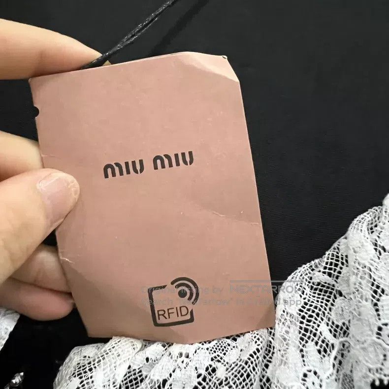 Miu Miu Miu Miu 38 Black lace dress Size M / US 6-8 / IT 42-44 - 5 Thumbnail
