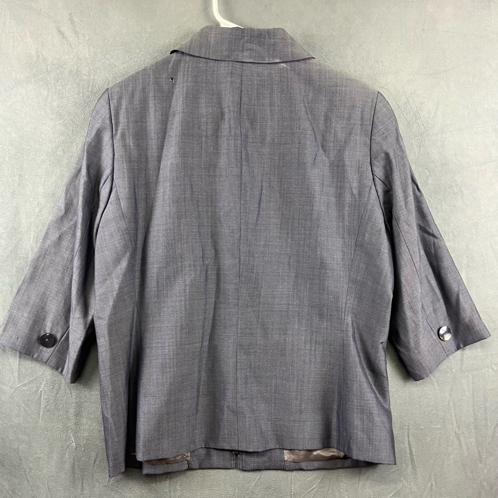 Other Dana Buchman Wool Blend Blazer Women's Size 12- 3/4 Sleeves Size XL / US 12-14 / IT 48-50 - 2 Thumbnail