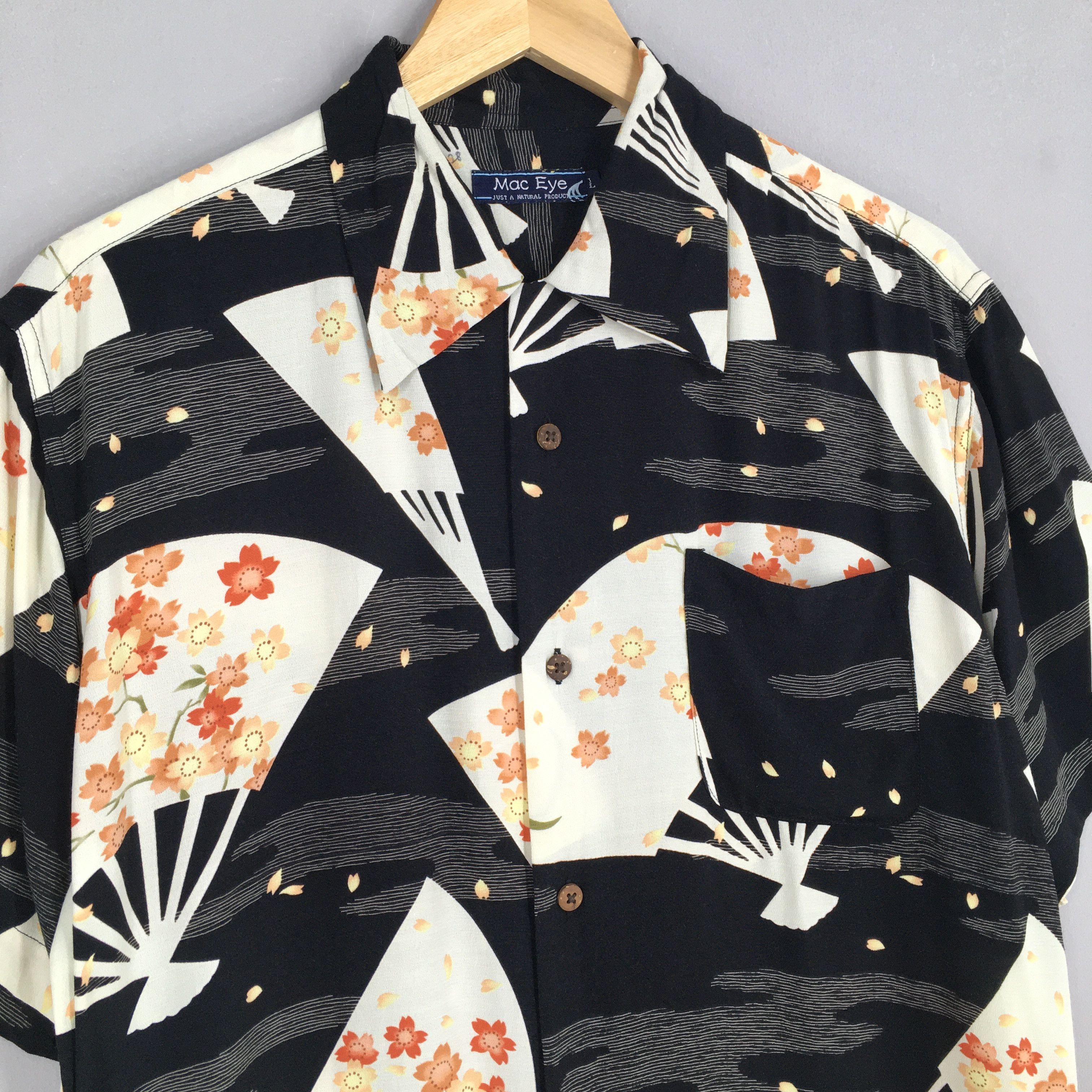 Other Vintage Hawaiian Aloha Tropical Rayon Shirt Large Size US L / EU 52-54 / 3 - 3 Thumbnail