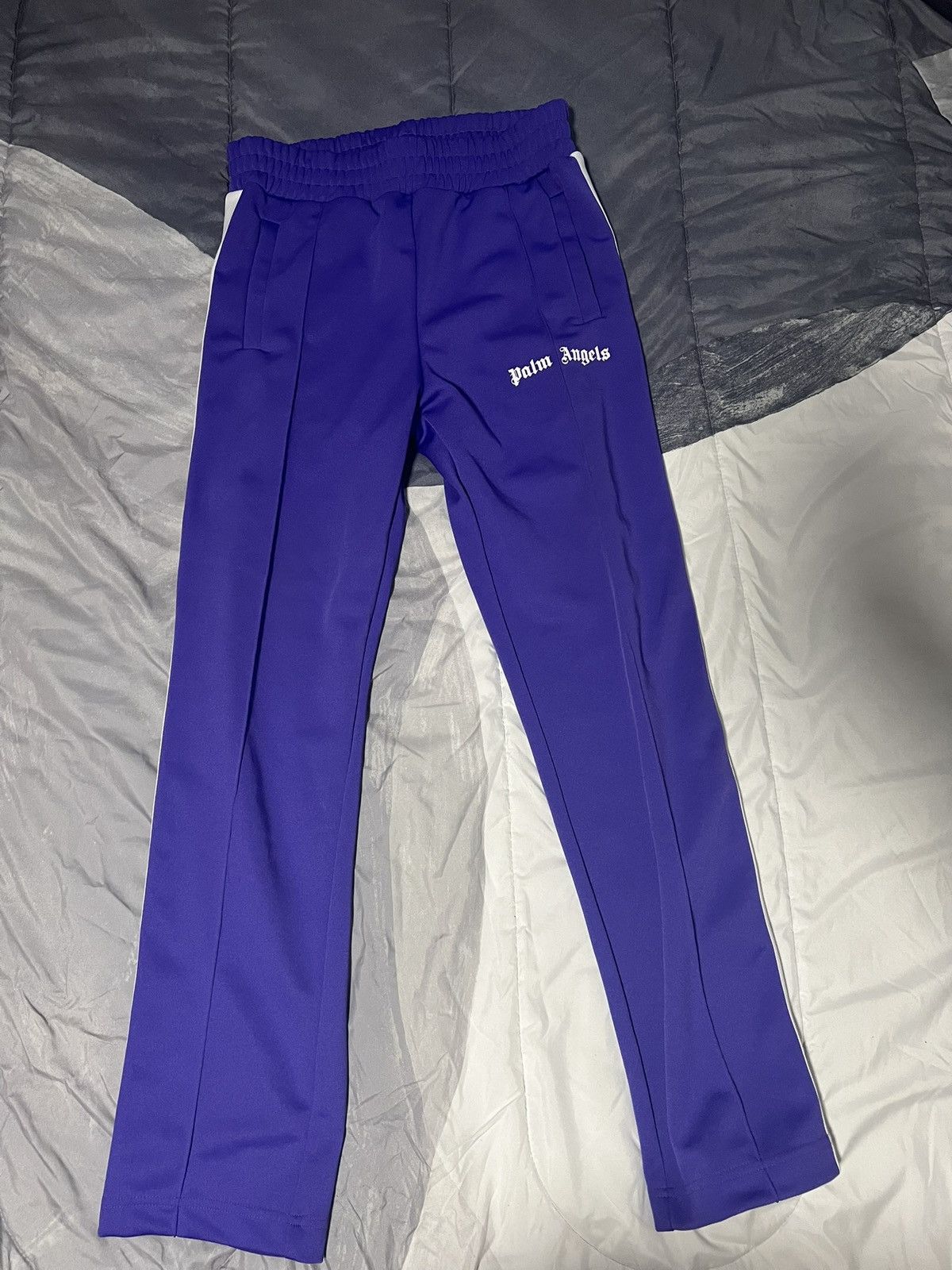 Palm Angels Purple Classic Track Pants Size US 34 / EU 50 - 1 Thumbnail