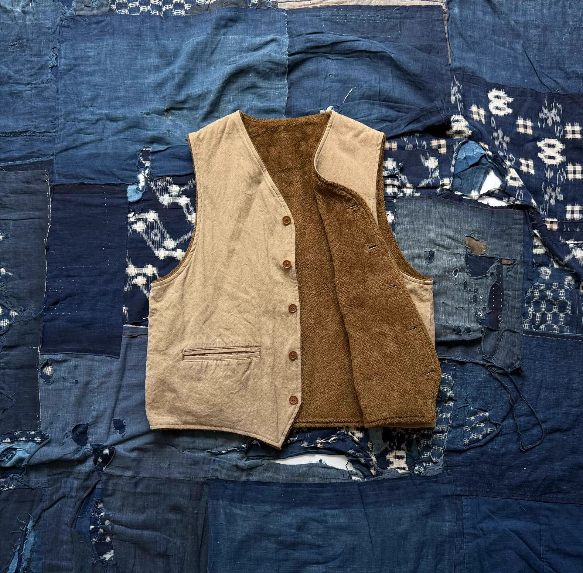 Visvim VISVIM 24SS CIVILIAN VEST Washed Leather Khaki Size 3 Size US L / EU 52-54 / 3 - 2 Thumbnail