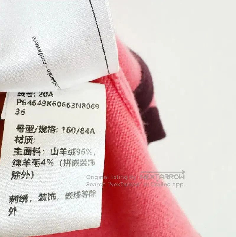 Chanel Chanel Pink Cashmere Cardigan for Women . Size S / US 4 / IT 40 - 5 Thumbnail