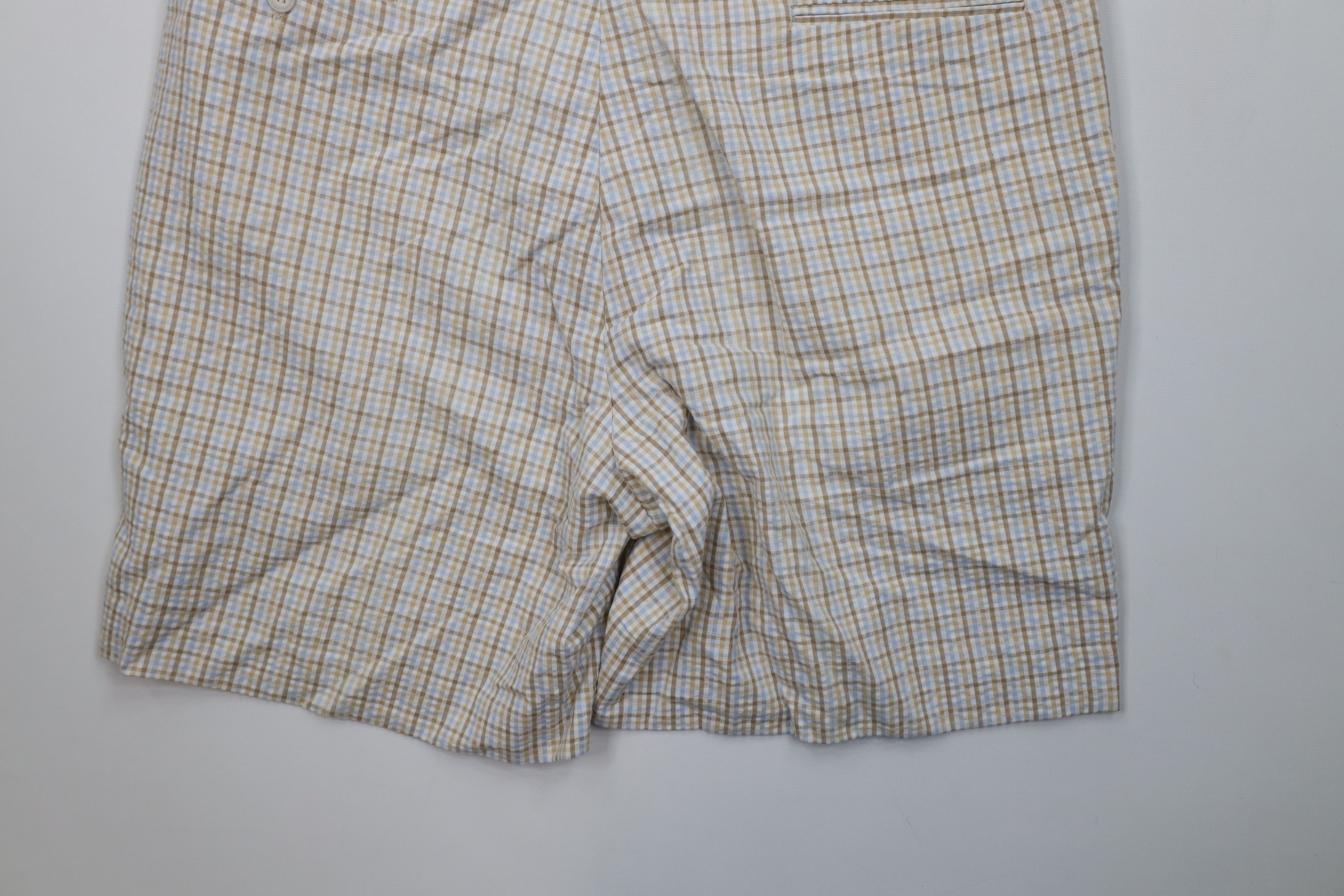 Vintage Vintage 90s Streetwear Sucker Above Knee Chino Shorts Plaid Size US 36 / EU 52 - 11 Thumbnail