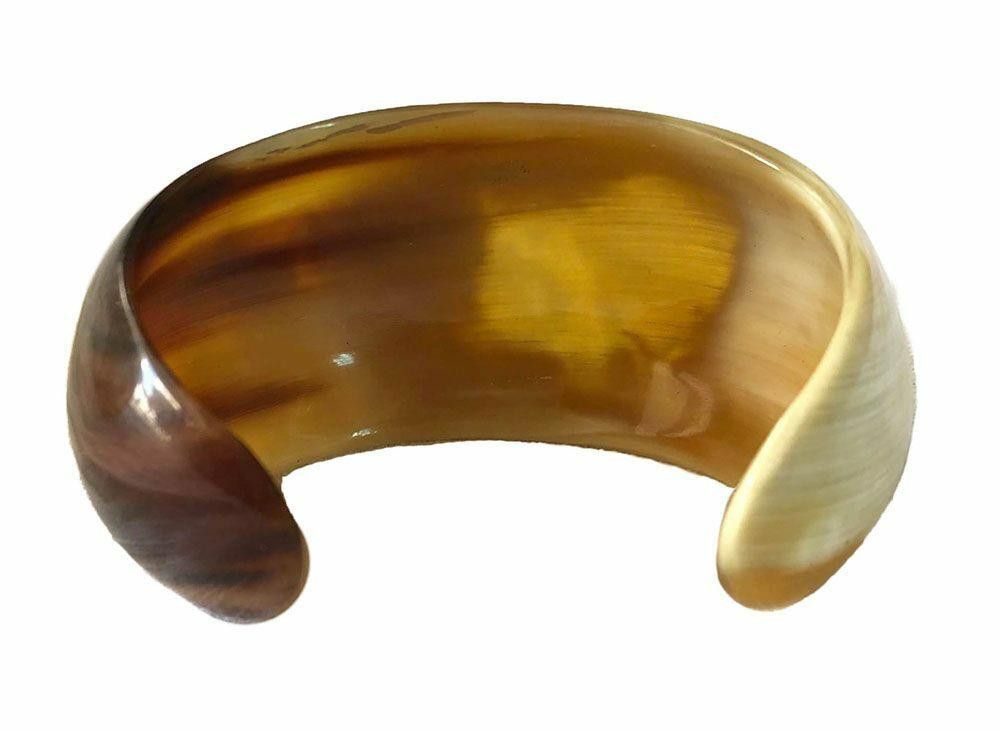 Designer New Textured Cow Horn Bracelet. Size ONE SIZE - 1 Thumbnail