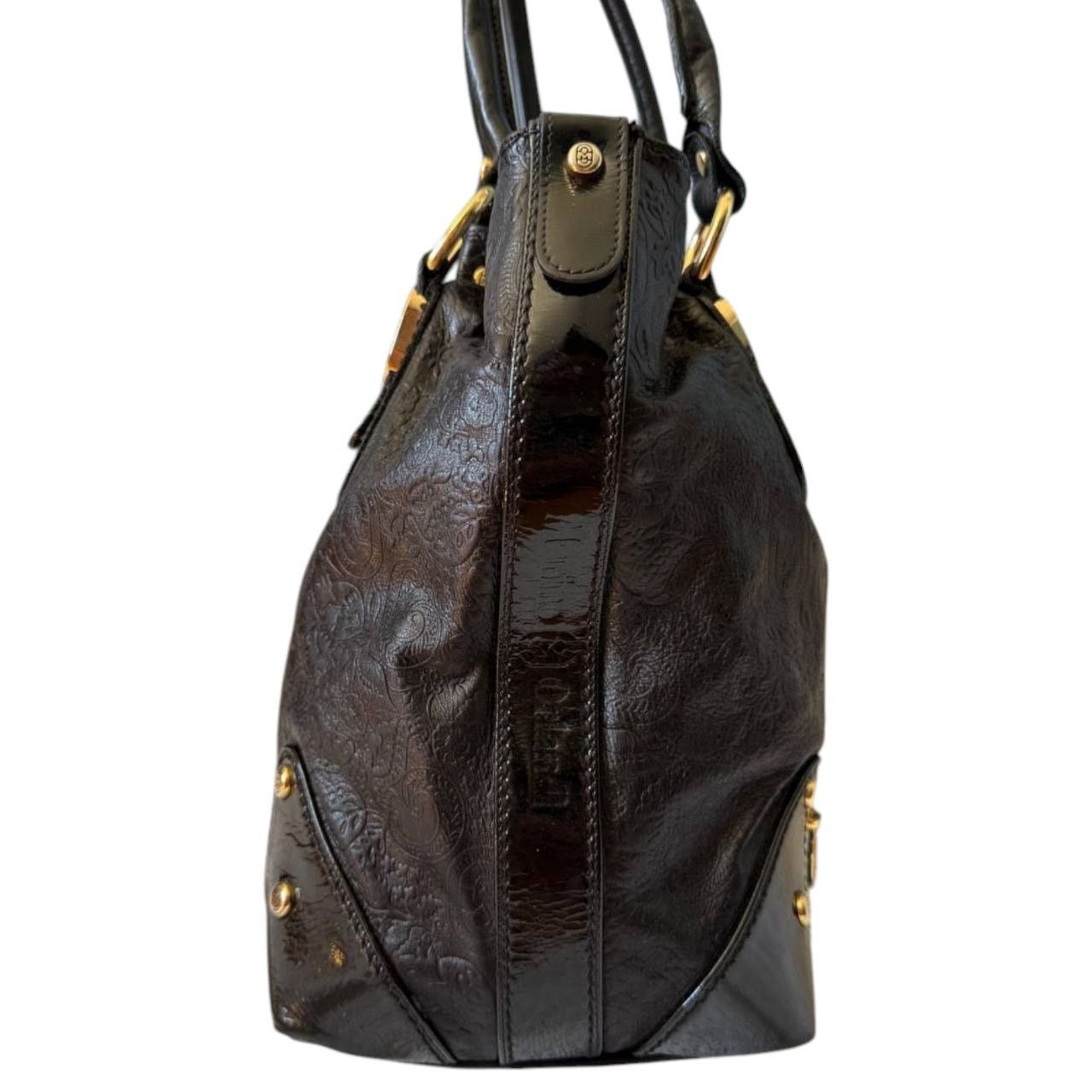 NBDN Nobrandedon Marino Orlandi Leather Black/Gold Tote Bag Size ONE SIZE - 3 Thumbnail