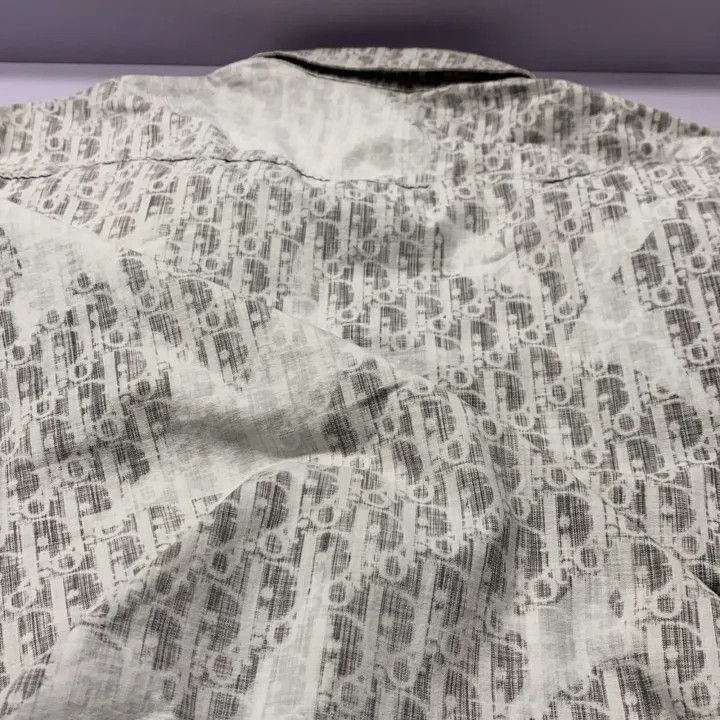 Other Dior Dior FW21 Oblique Print Long Sleeve Shirt 0079-2507 Size US L / EU 52-54 / 3 - 4 Thumbnail