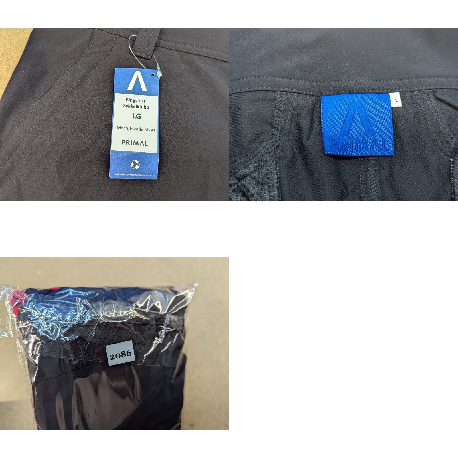 Vintage PRIMAL Escade Shorts Mens Size L Black MTB Motorcycle Cycling Large Size US 33 - 8 Thumbnail