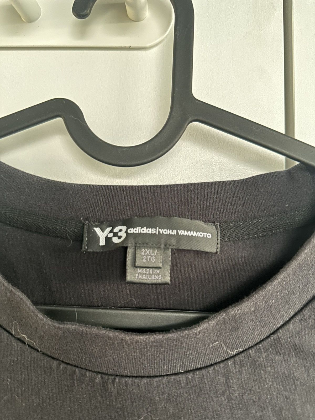 Y-3 Y-3 blac logo long sleeve tshirt Size US XXL / EU 58 / 5 - 3 Thumbnail