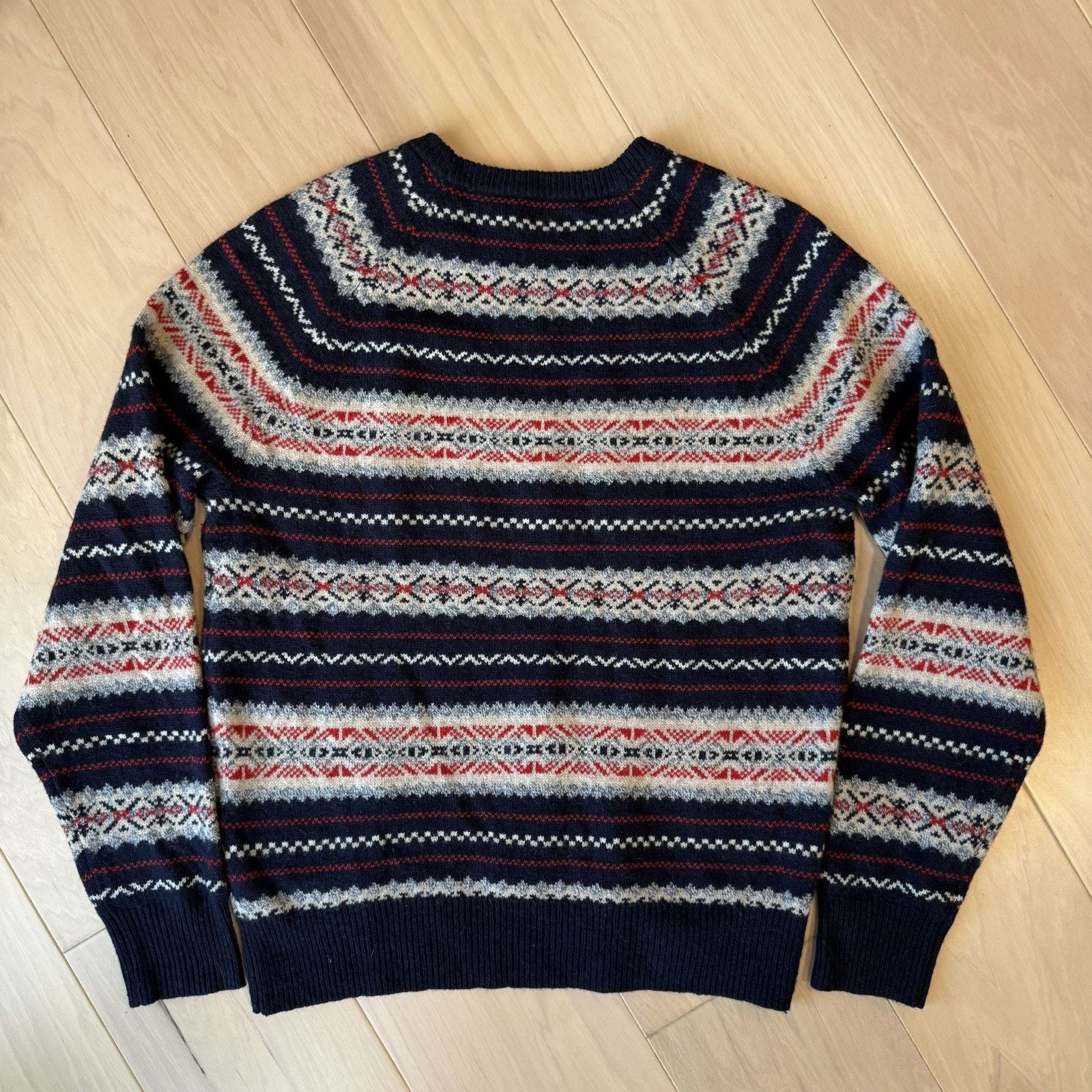 J.Crew J Crew Fair Isle Wool Sweater Medium Multicolor Pullover Size US M / EU 48-50 / 2 - 8 Thumbnail