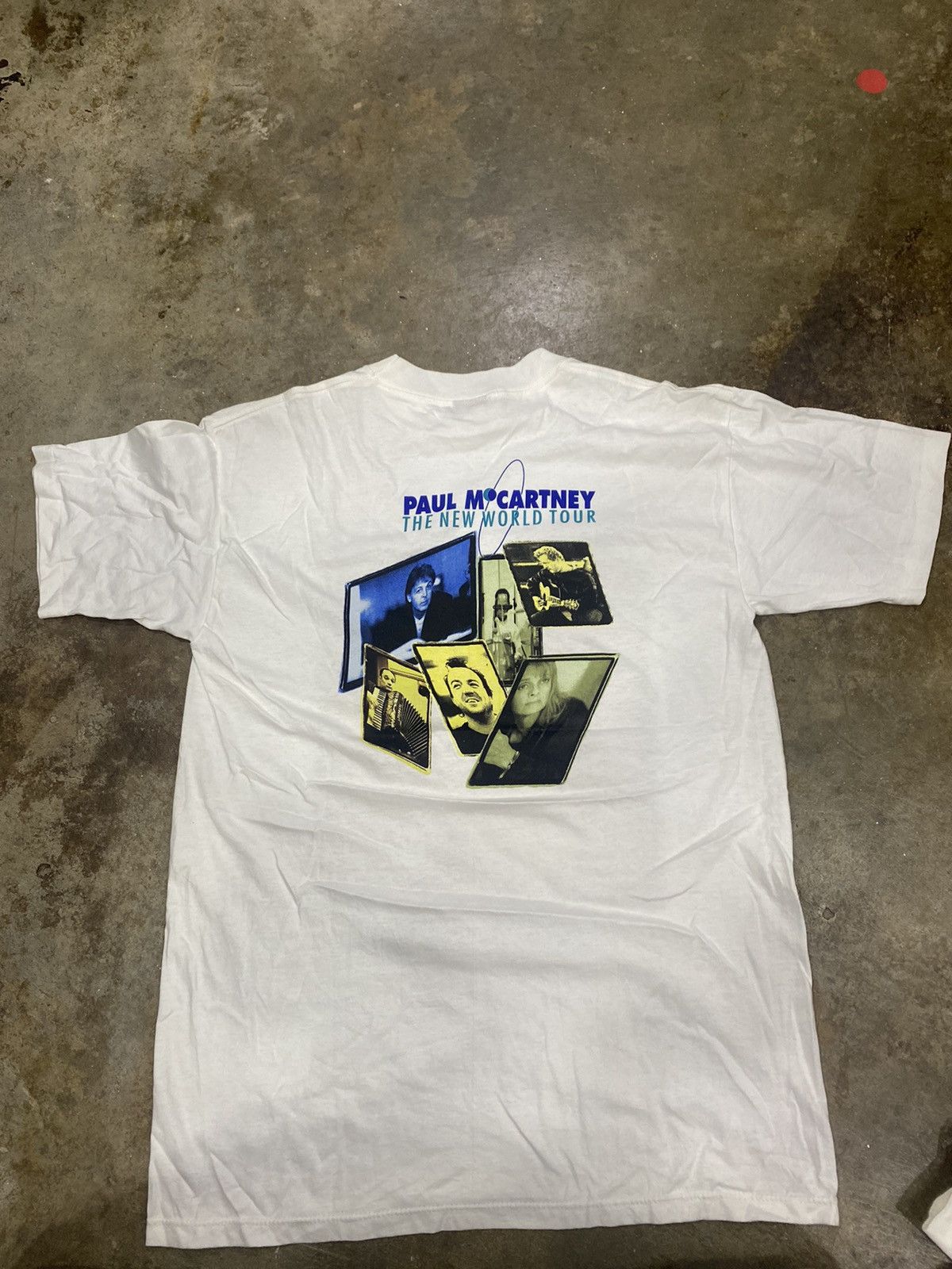 Band Tees × Vintage Vintage Unworn Paul MCartney The New World Tour 1993 tshirt Size US L / EU 52-54 / 3 - 2 Thumbnail