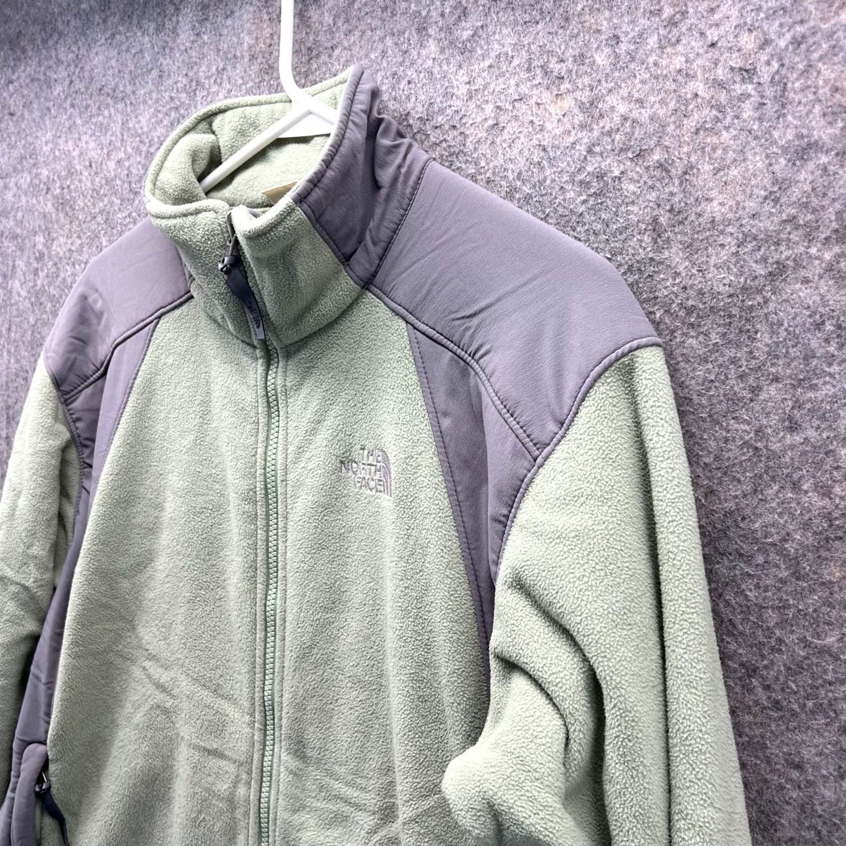 The North Face VINTAGE The North Face Jacket Womens Large Green Fleece Denali Size L / US 10 / IT 46 - 7 Thumbnail