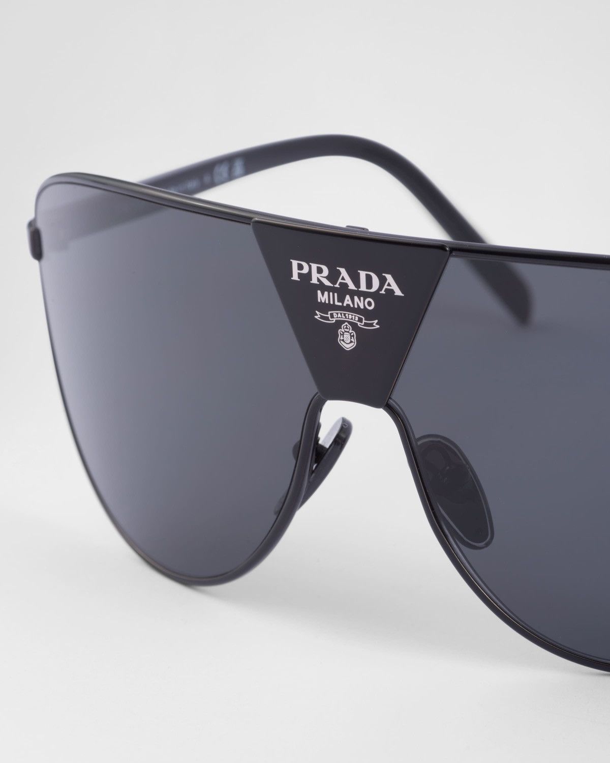 Prada *NEW* PRADA 2025 Wrap Mask Logo Sunglasses runway Size ONE SIZE - 14 Thumbnail