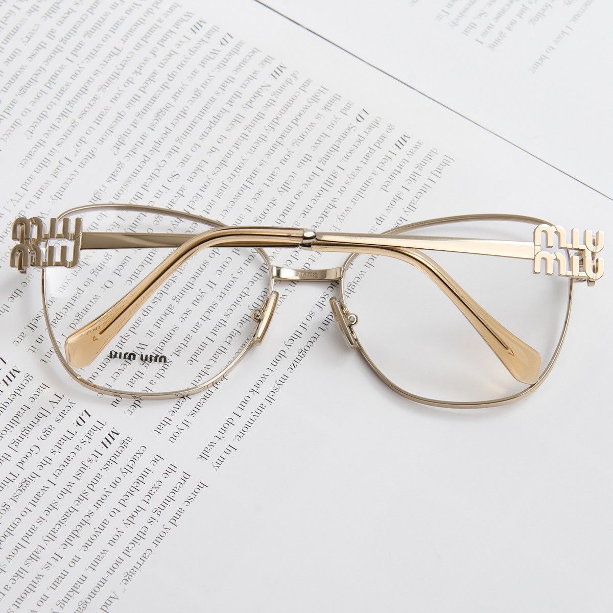 Miu Miu MIU MIU 0MU 50XV 14M1O1 GLASSES Size ONE SIZE - 7 Thumbnail