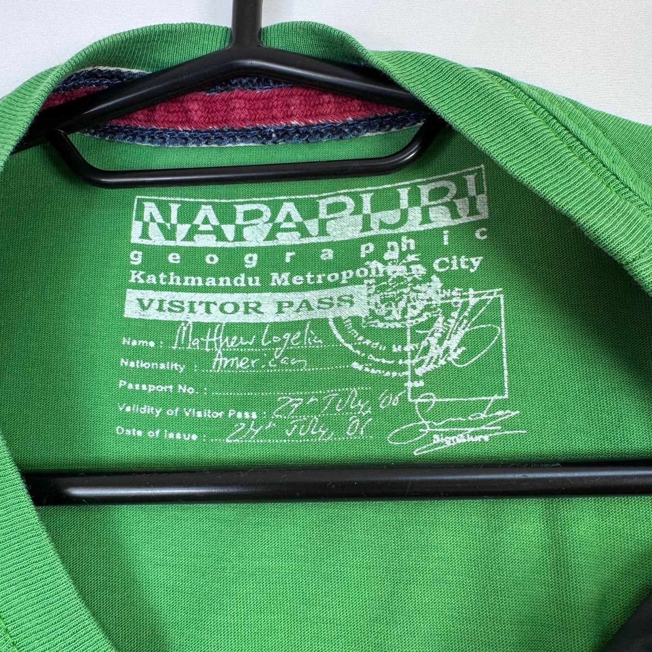Napapijri Napapijri T-Shirt Green Logo Flag Casual Outdoor Mens Size M Size US M / EU 48-50 / 2 - 3 Thumbnail