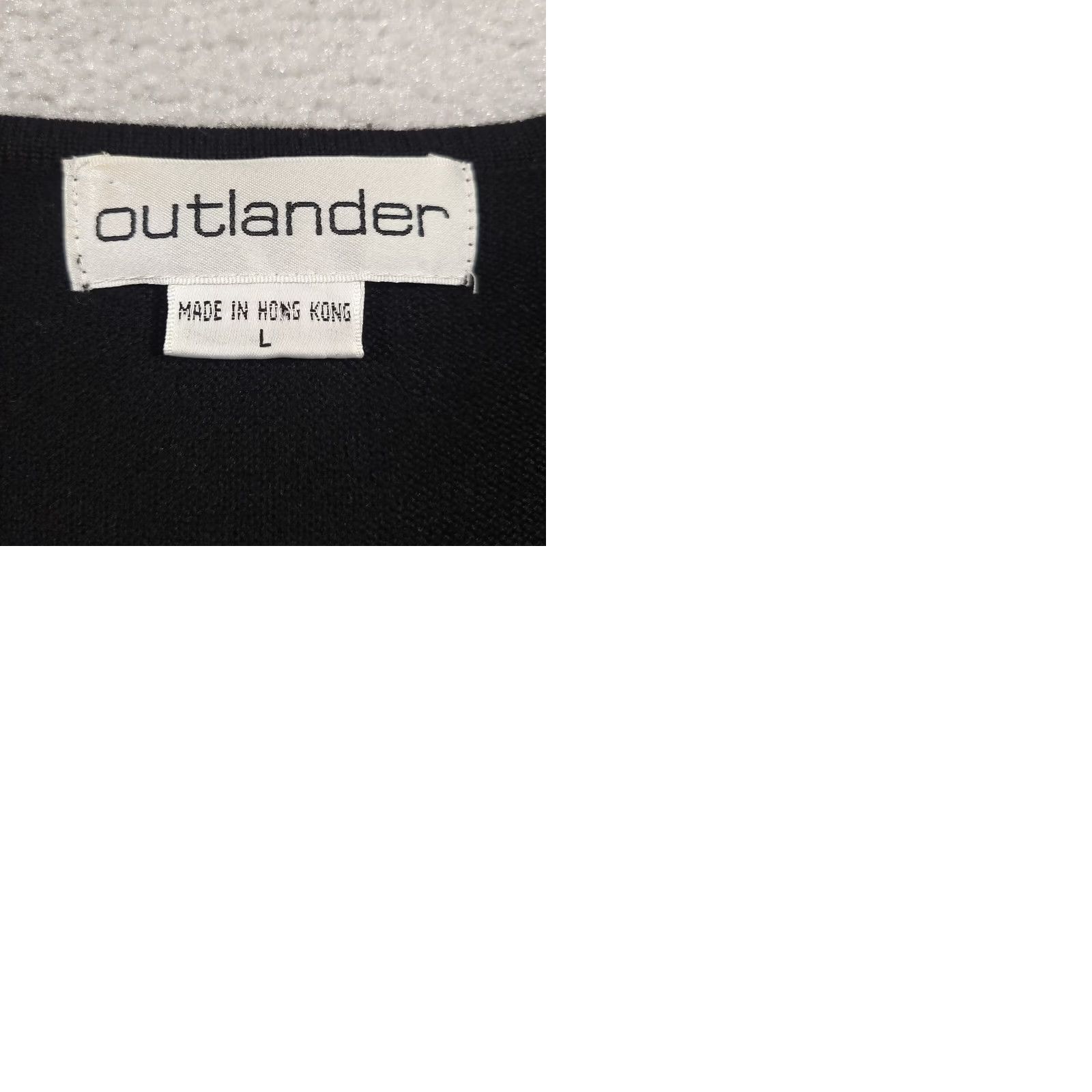Vintage VINTAGE Outlander Sweater Women's Large Black V-Neck Sequin Beaded Knit Long Sleeve Pullover 80s 90s Party/Cocktail Casual Size L / US 10 / IT 46 - 9 Thumbnail