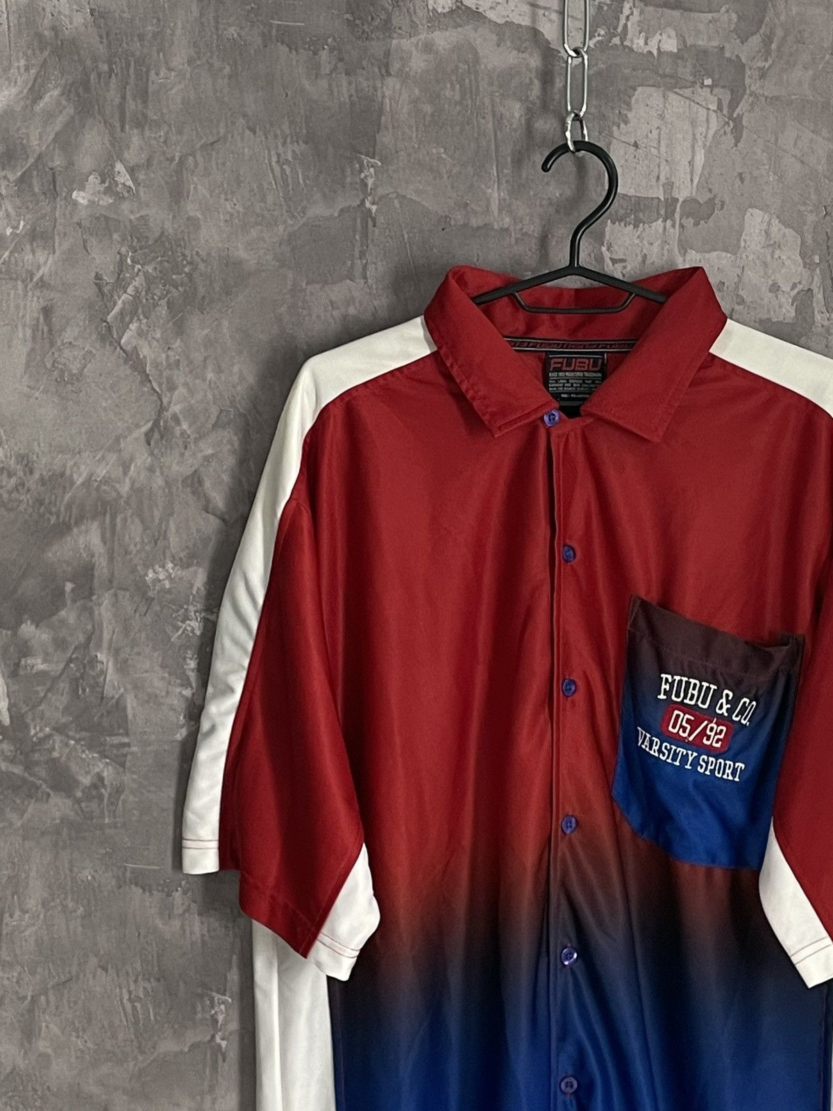 Fubu × Vintage 90s Vintage Fubu Embroidered Pocket Logo Polo Shirt Size US M / EU 48-50 / 2 - 4 Thumbnail