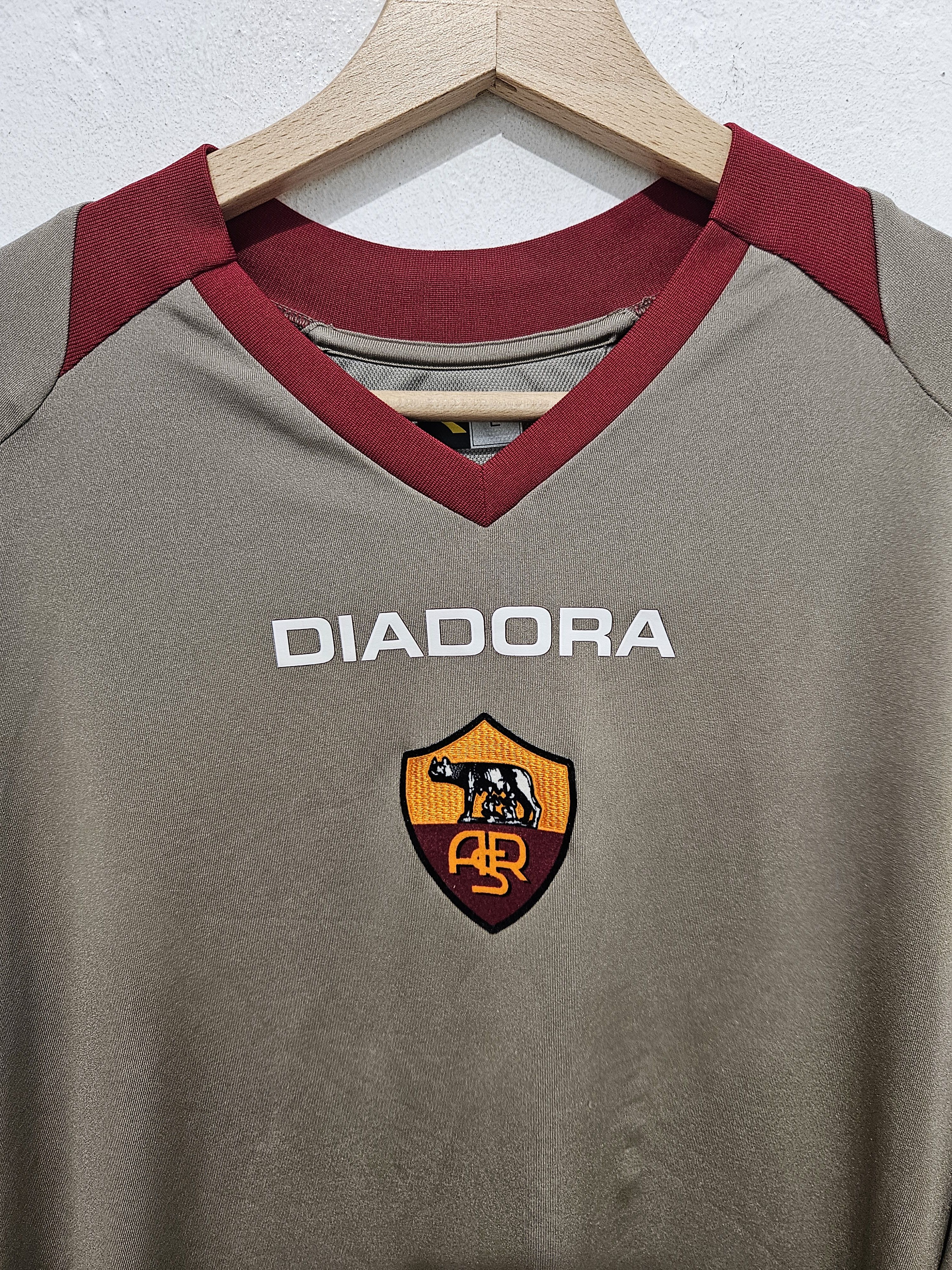 DIADORA AS ROMA 2006 2007 SIZE M / L JERSEY SHIRT