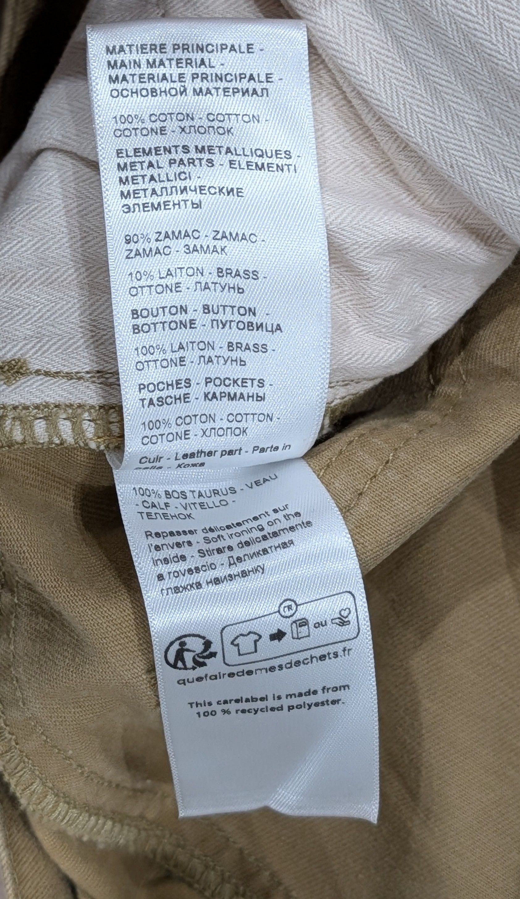 Lanvin Lanvin x Future Utility Pocket Cotton Pants Sand 52 US 36 Size US 36 / EU 52 - 9 Thumbnail