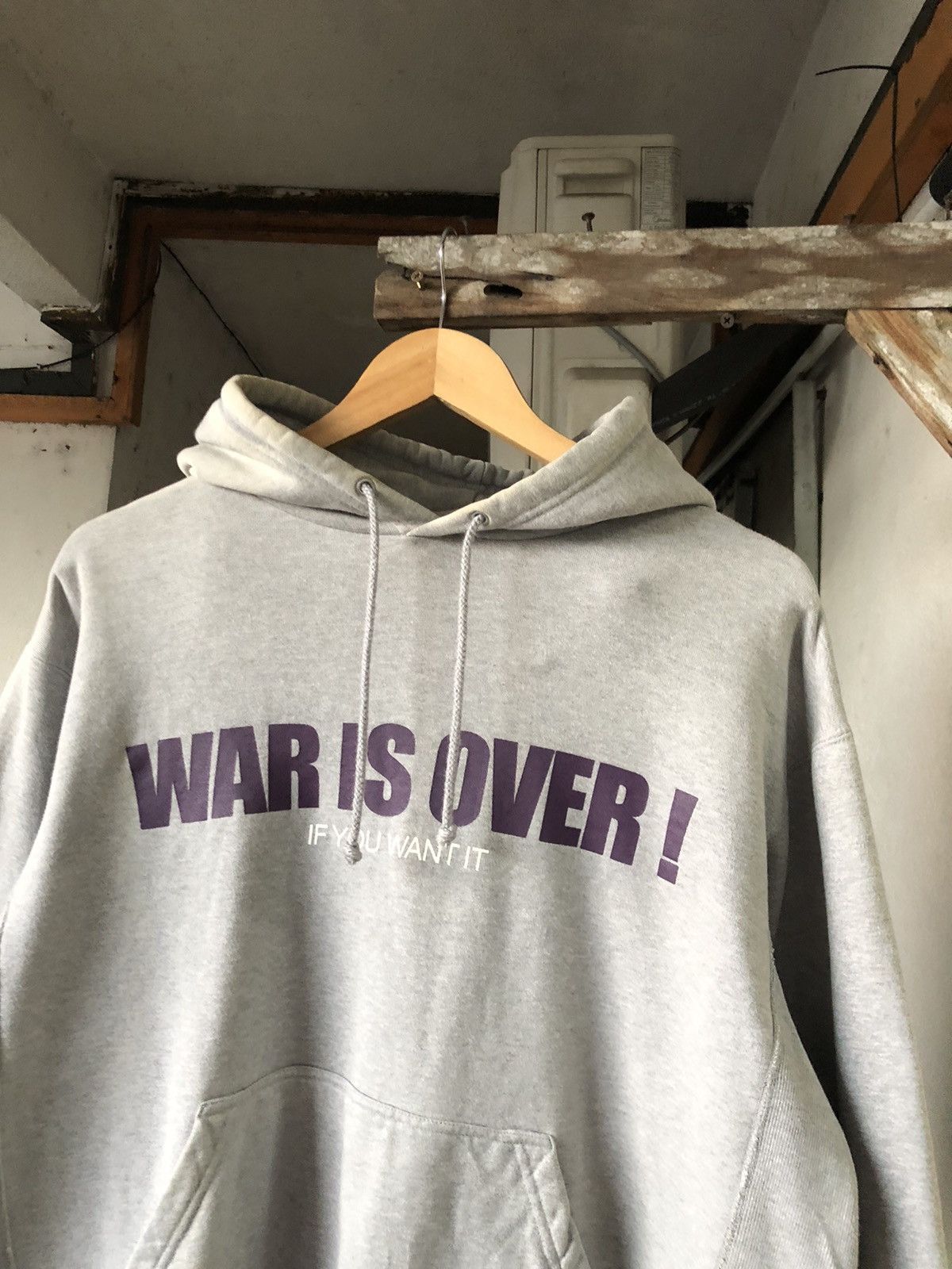 Band Tees Vintage War is Over John Lennon Faded Hoodie Size US L / EU 52-54 / 3 - 6 Thumbnail