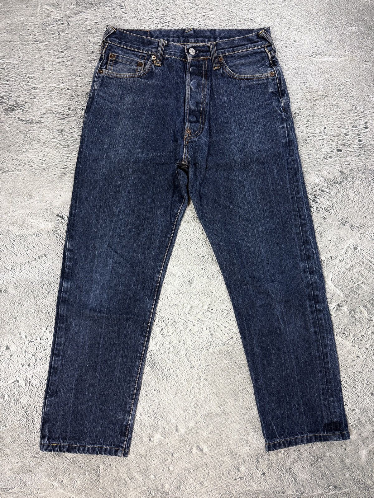 Evisu Evisu jeans vintage navy white seagulls embroidery Size US 30 / EU 46 - 6 Thumbnail