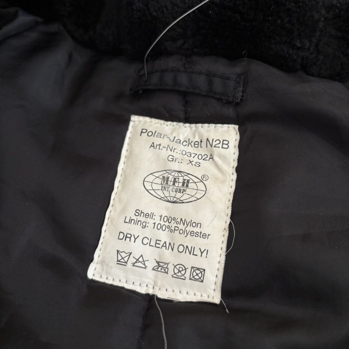 Other LGB Style Polar-Jacket Fur Hood MA1 Nylon Black Women Y2K Size S / US 4 / IT 40 - 6 Thumbnail