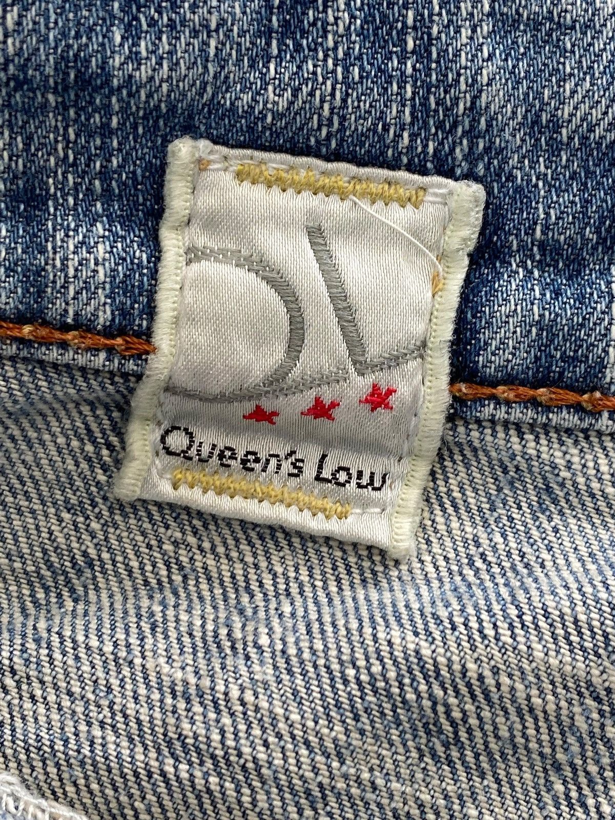 Japanese Brand Queen’s Low Brand Faded Wash Style Flare Jeans Size US 30 / EU 46 - 13 Thumbnail